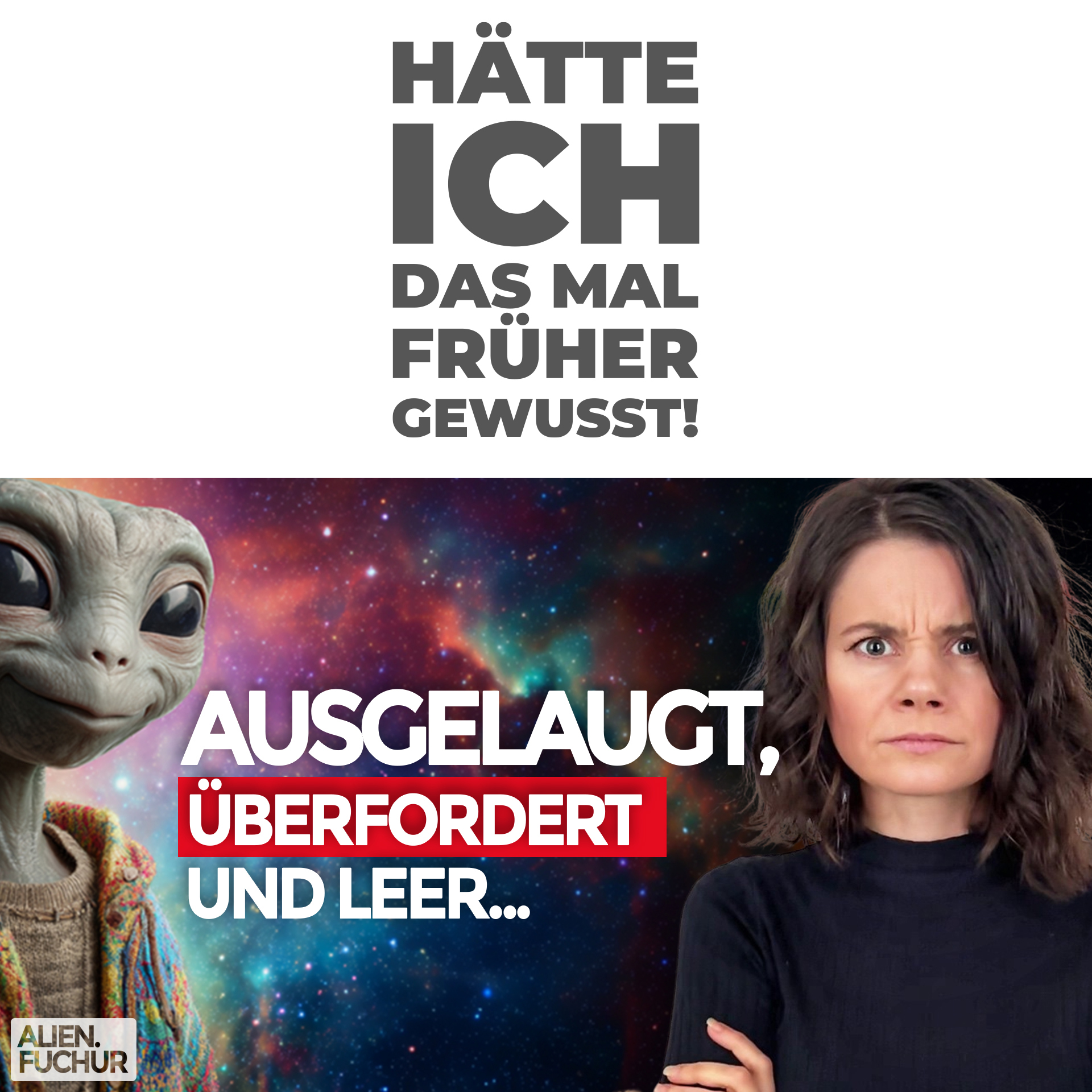 Ausgelaugt, überfordert und leer...