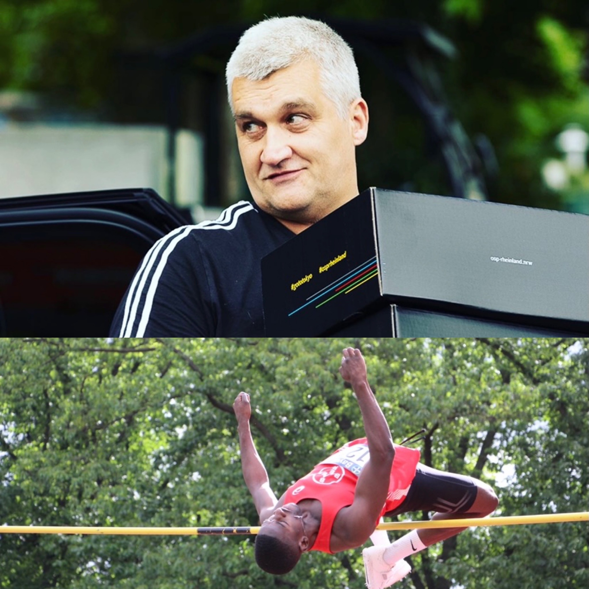 Sportreporter Dirk Feustel spricht mit...