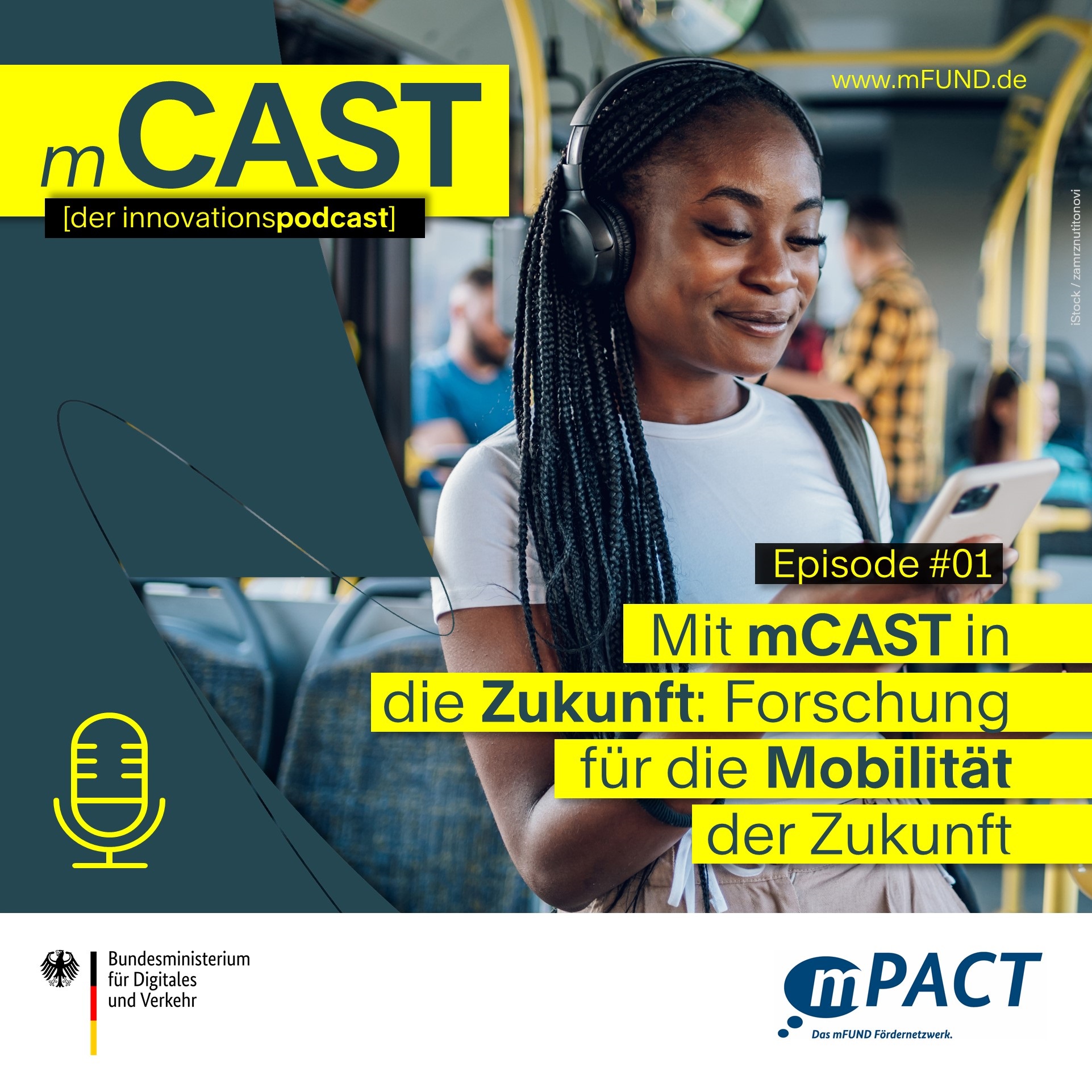mCAST - Der Innovationspodcast: Forschung für die Mobilität der Zukunft