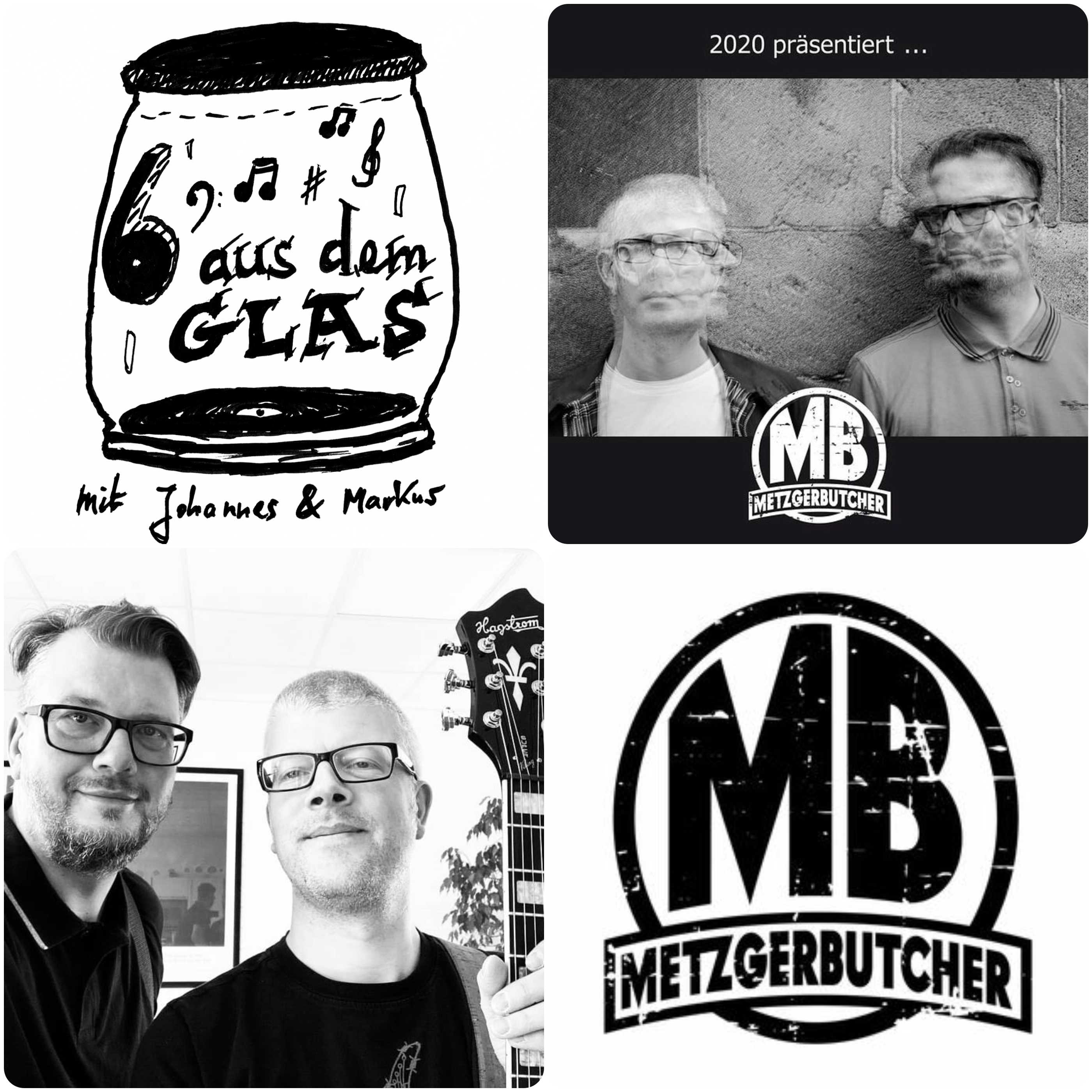 6 aus dem Glas