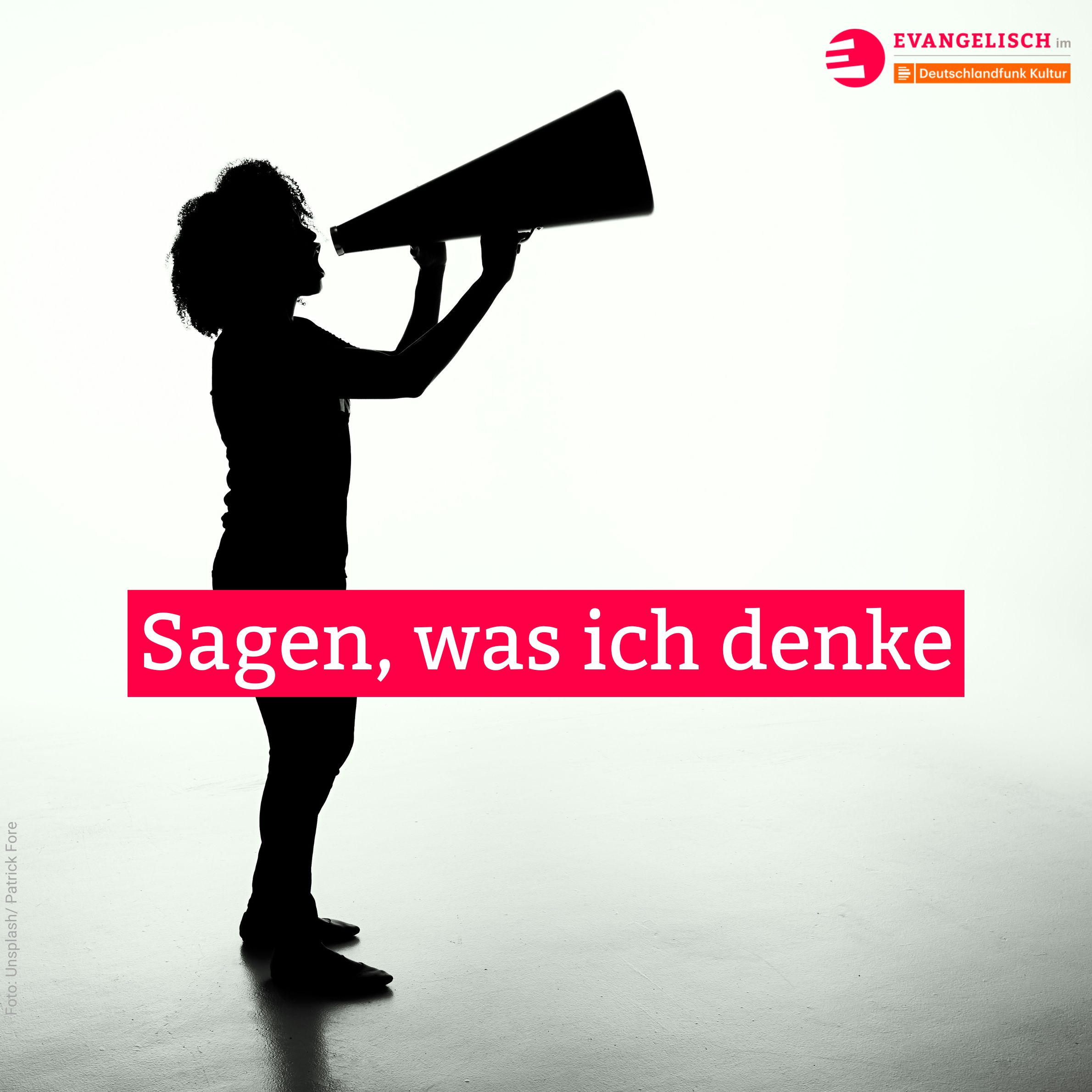 Sagen, was ich denke