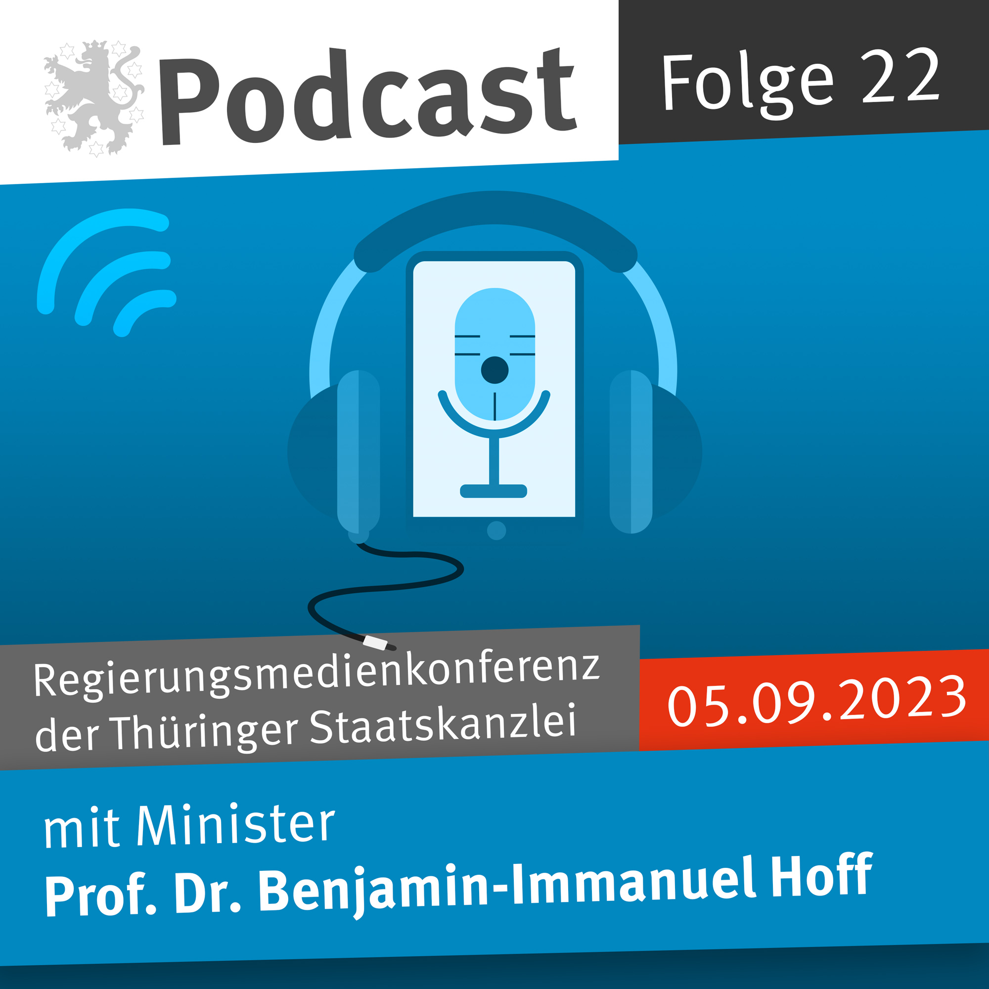 Regierungsmedienkonferenz des Freistaats Thüringen