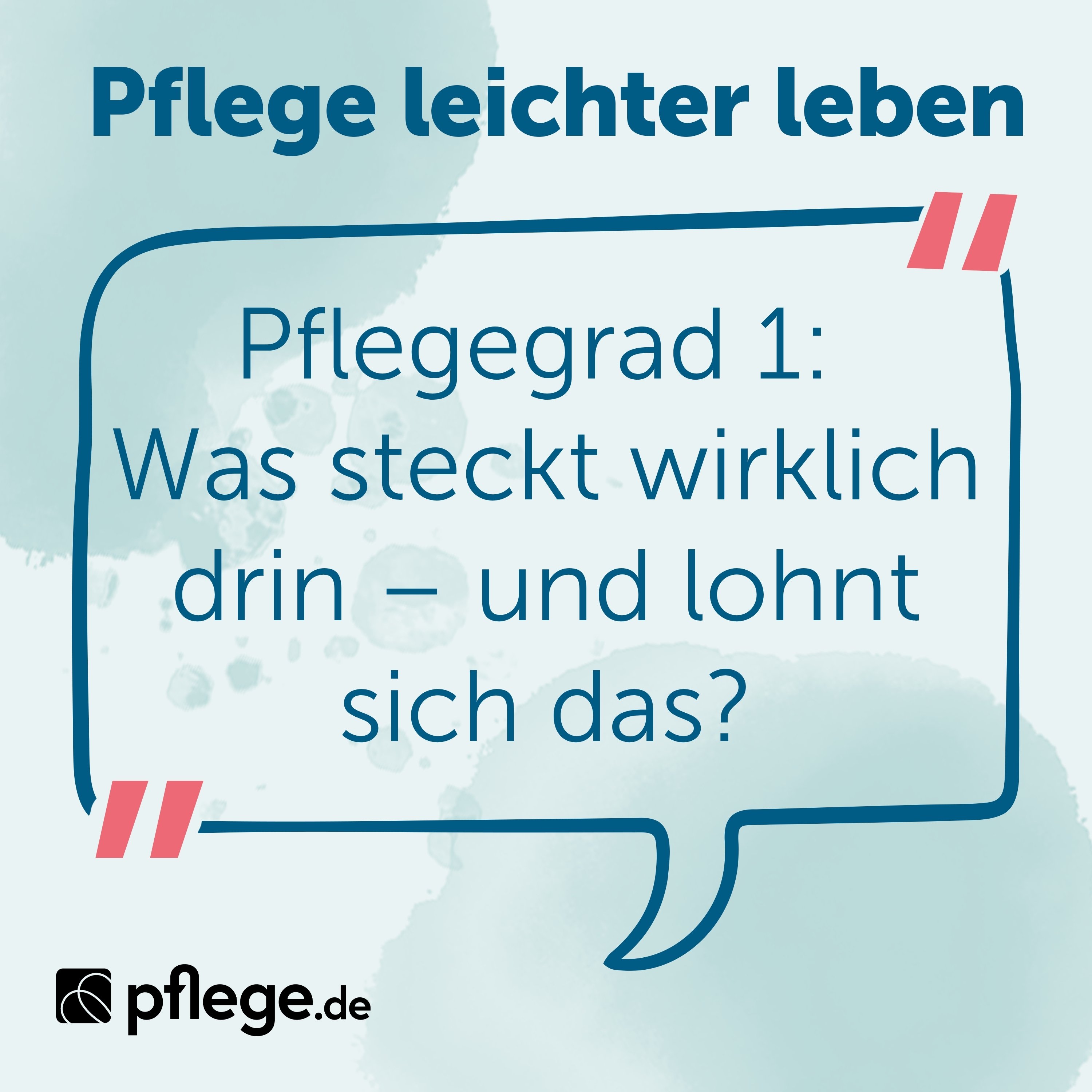 Pflege leichter leben
