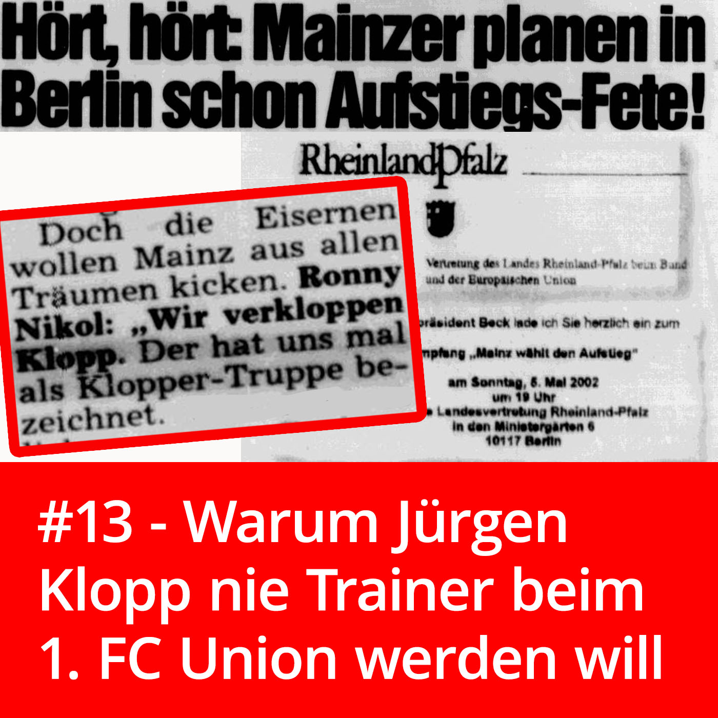 Und niemals vergessen