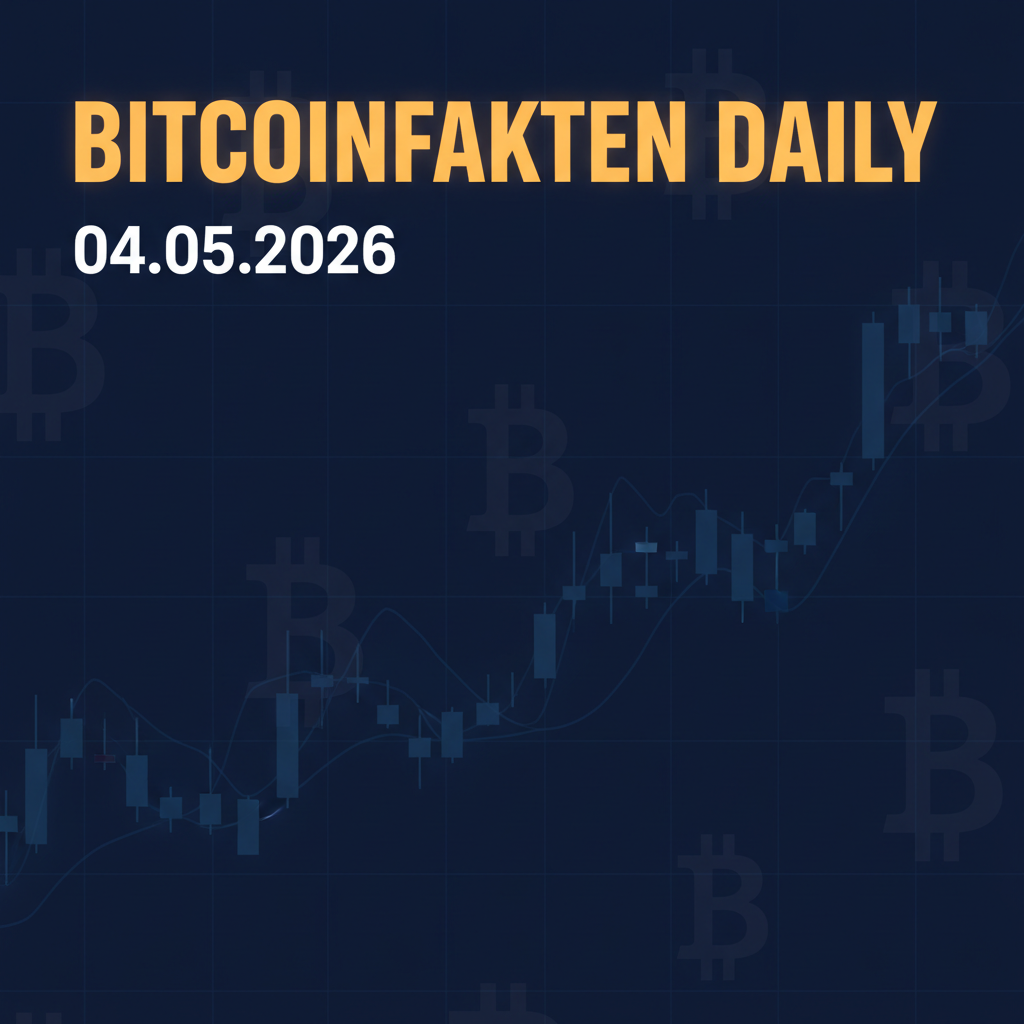 Bitcoinfakten Daily · 04.05.2026 — Bitcoin Haltefrist, Nobitex Skandal, Steuerdebatte episode artwork
