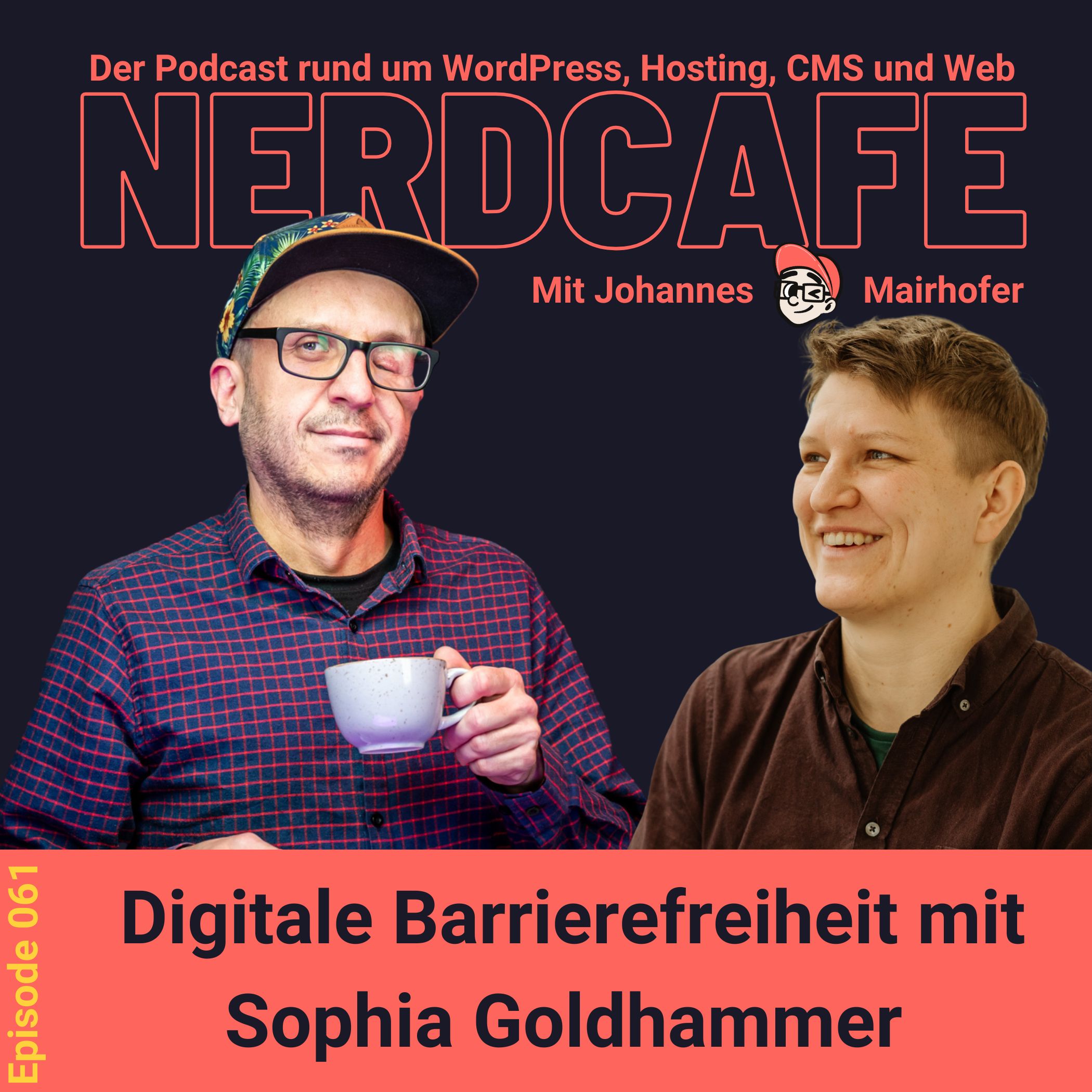 nerdcafe. Der Podcast rund um WordPress, Hosting, CMS und Web.