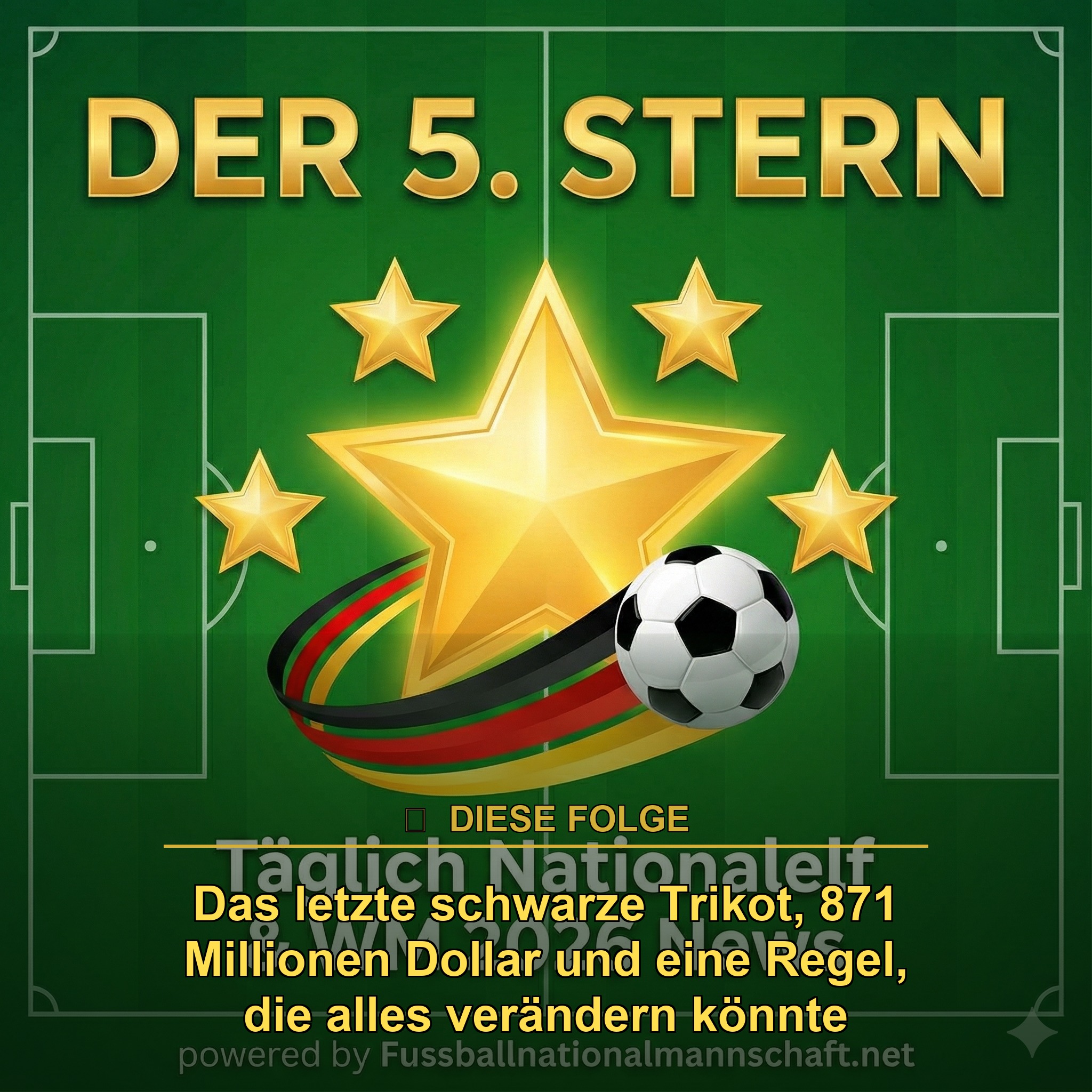 WM 2026 Newsflash vom 30.4. - Neues schwarzes DFB Trikot, Infantino & die WM Prämien episode artwork