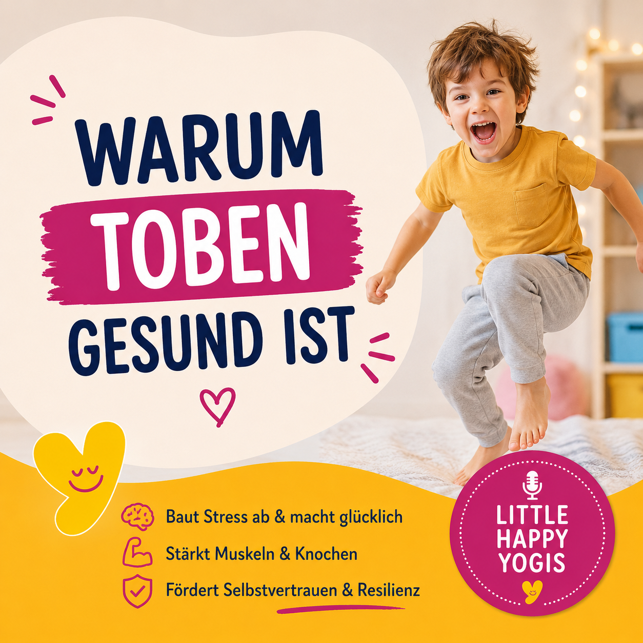 Warum Toben gesund ist! Nervensystem, Stressabbau & Selbstregulation episode artwork