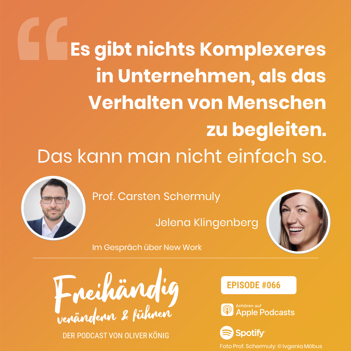 Freihändig verändern und führen