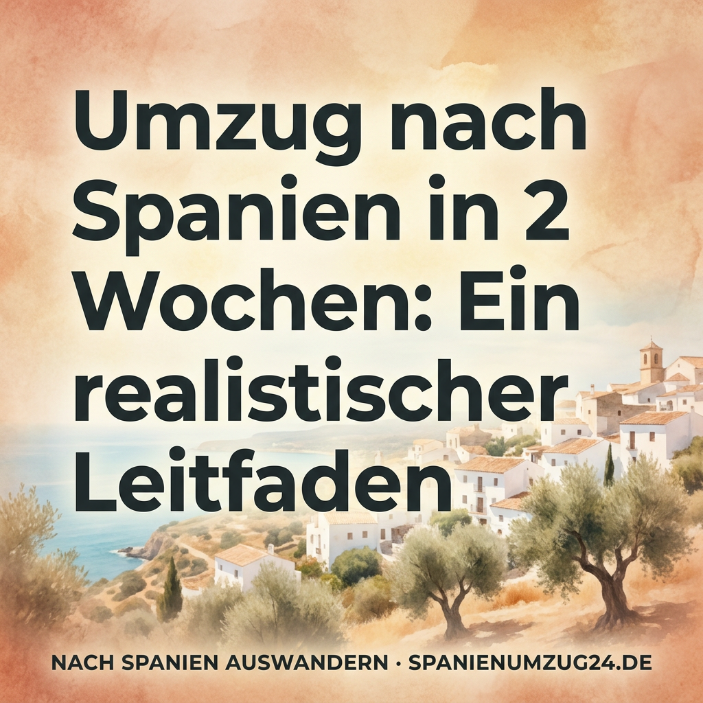 Podcast-Cover: Umzug nach Spanien in 2 Wochen: Ein realistischer Leitfaden