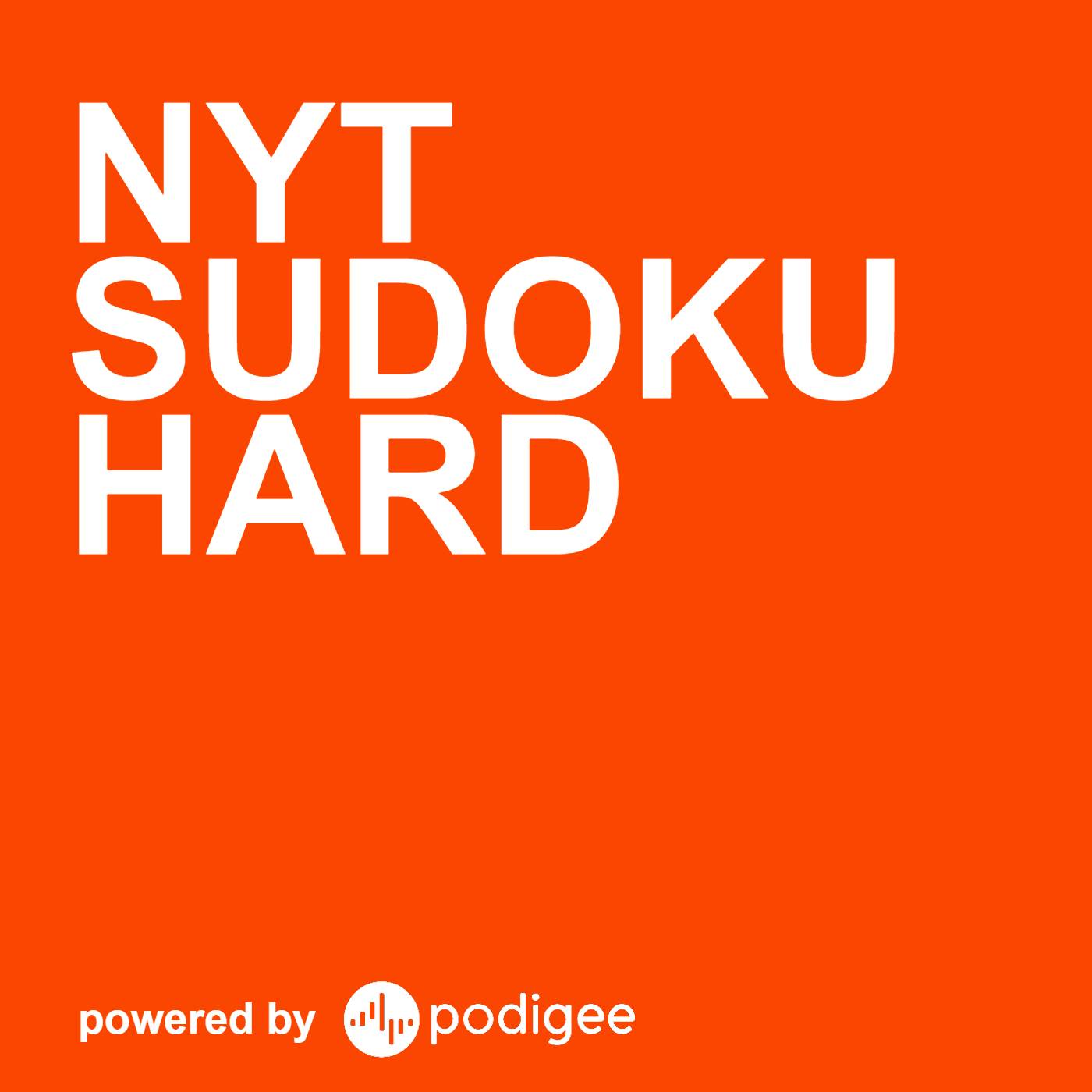 NYT Sudoku Hard cover art