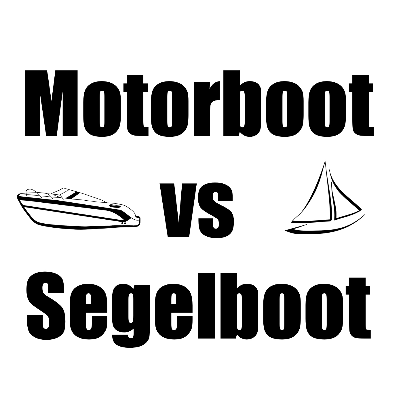 Motorboot und Segelboot - mögen die sich nicht?