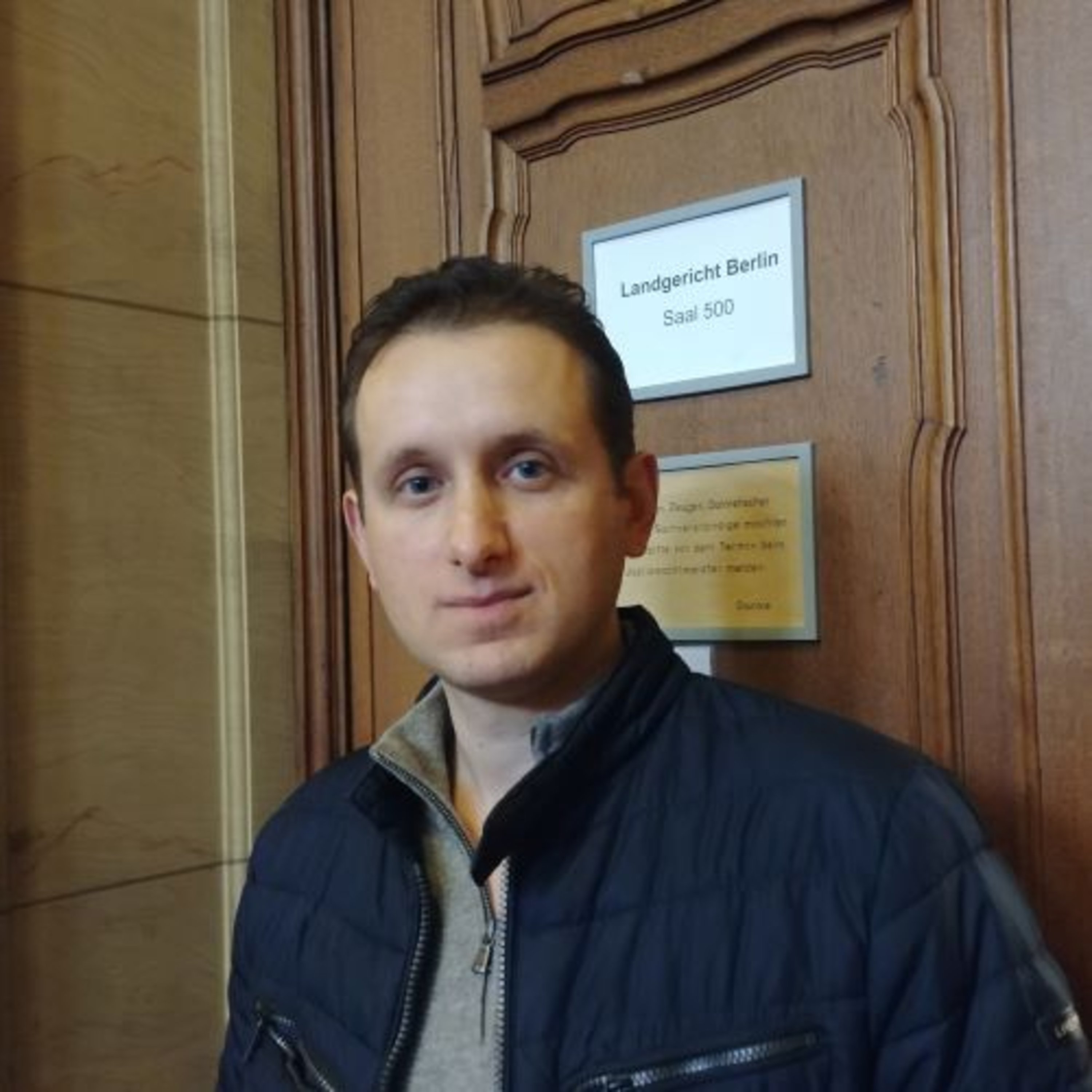 Gerichtsreporter Morling im Kriminalgericht Moabit