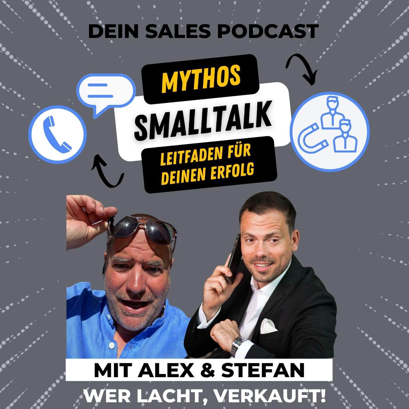Wer lacht verkauft! Dein Sales Podcast für mehr Spaß im Verkauf.