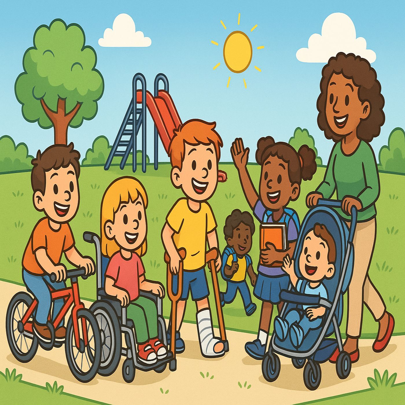 Bauen ohne Barrieren - für Kinder erklärt