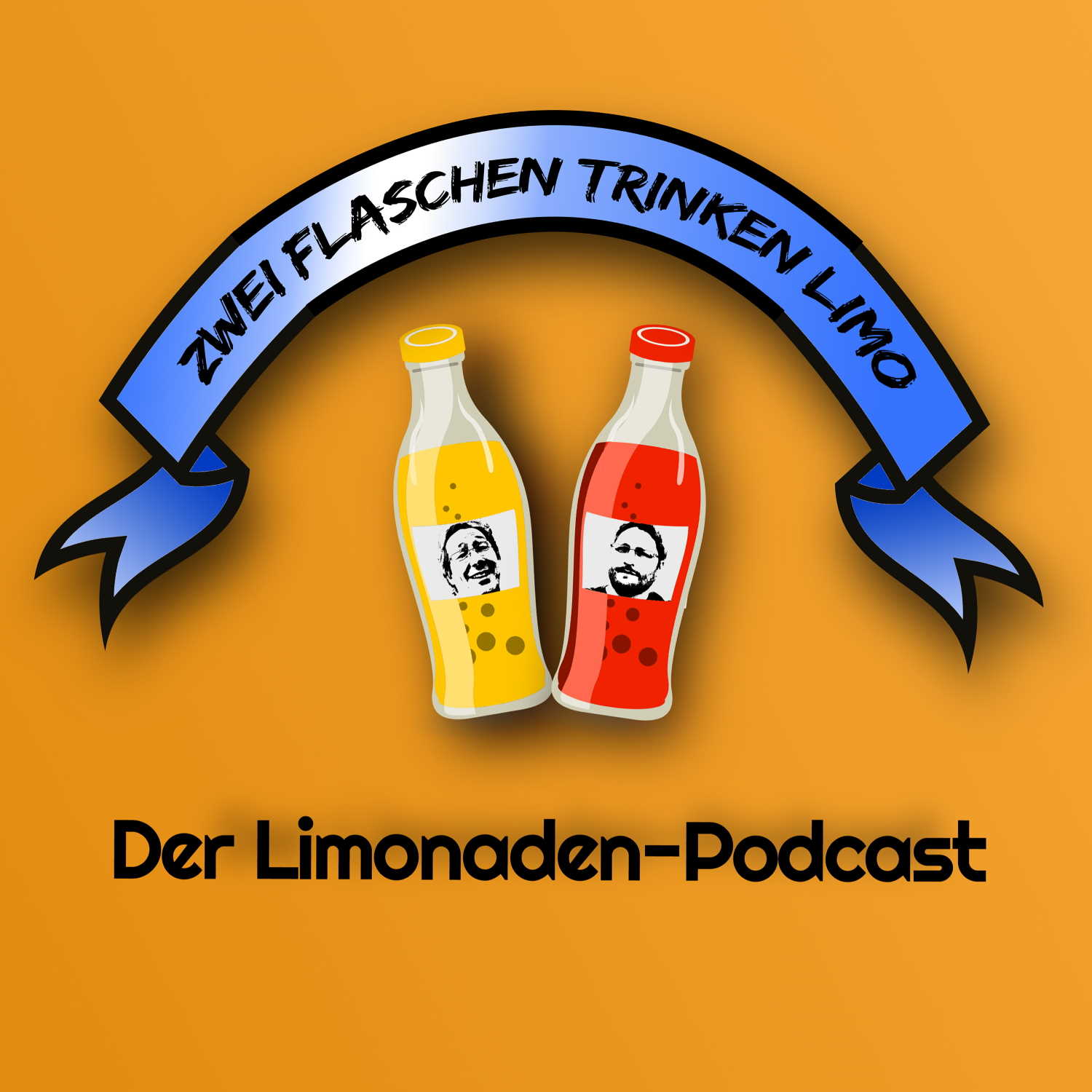 Zwei Flaschen trinken Limo
