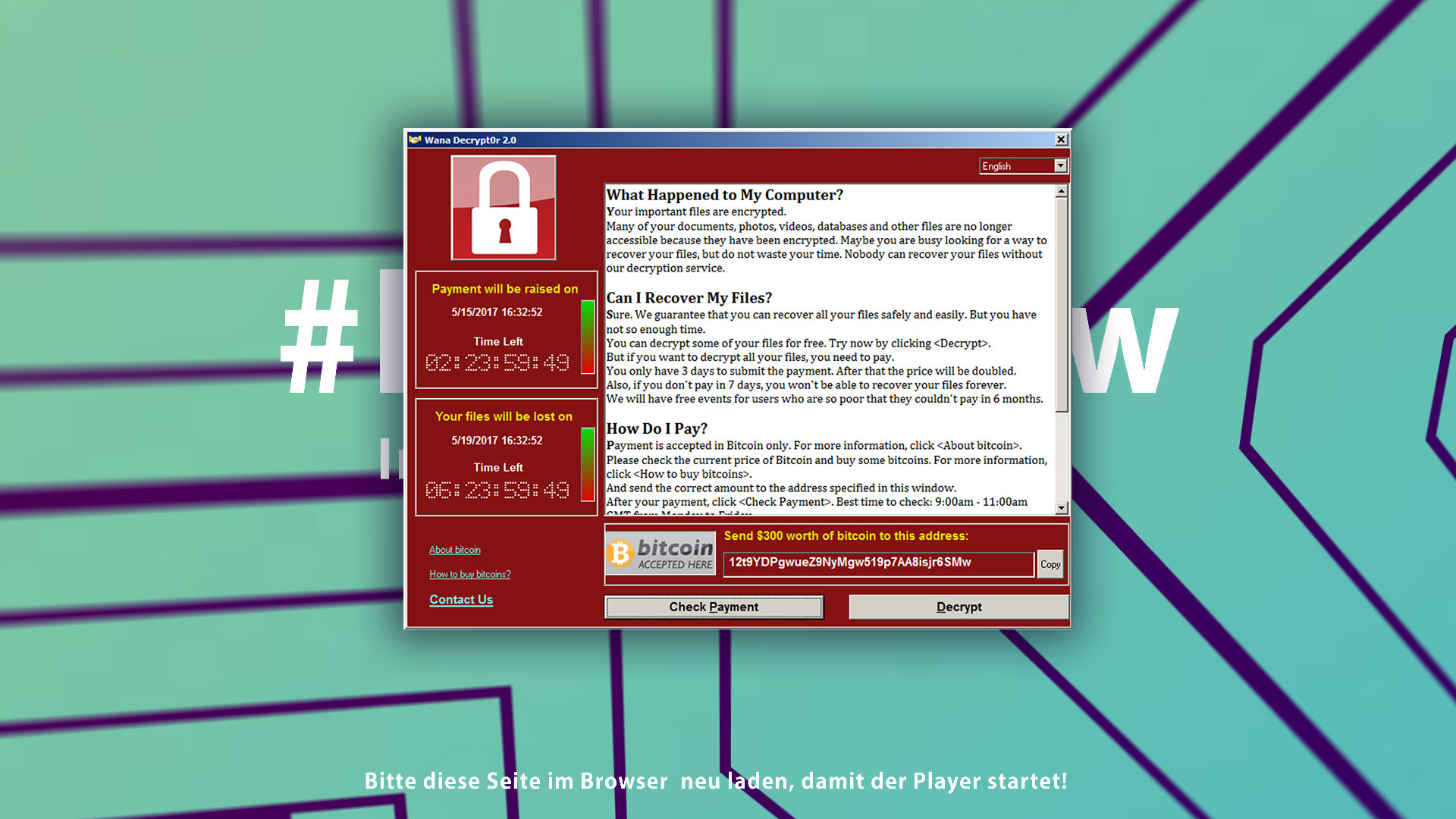 #heiseshow: WannaCry – Wer ist mitschuldig und was lernen wir aus dem Angriff?