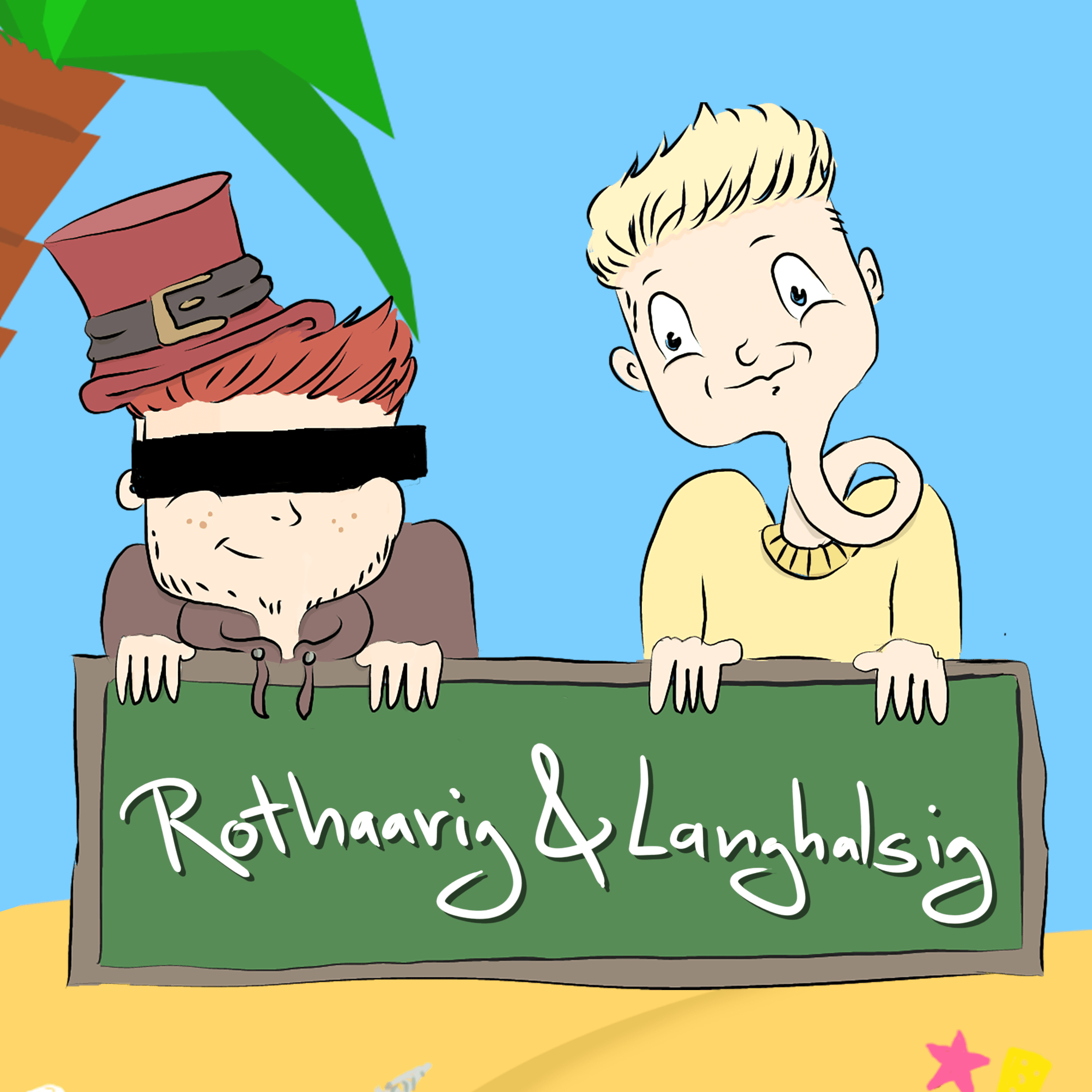 Rothaarig und Langhalsig