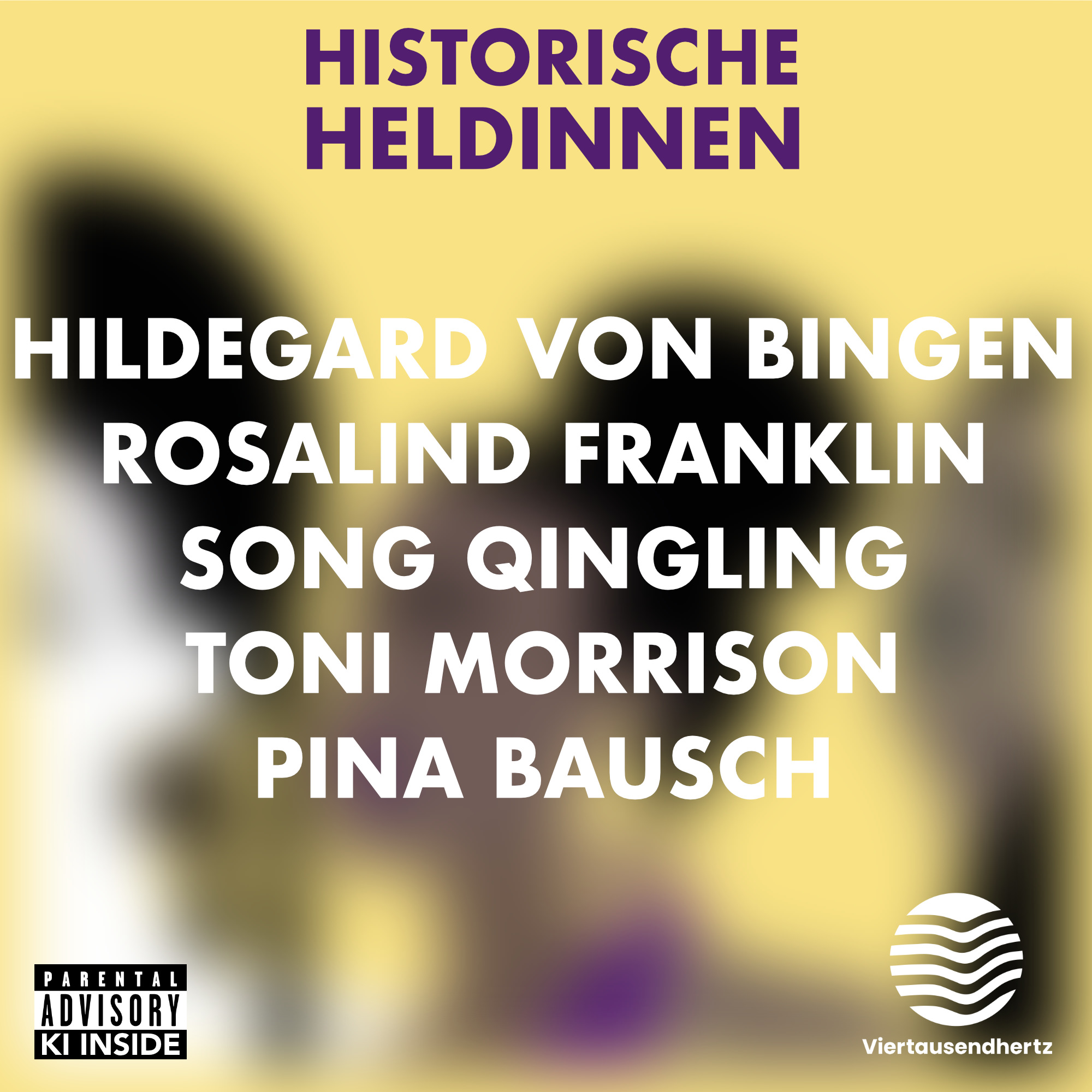 Hildegard von Bingen | Rosalind Franklin | Song Qingling | Toni Morrison | Pina Bausch episode artwork