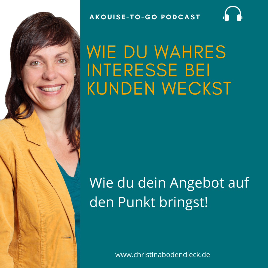 akquise-to-go der Podcast für Kundengewinnung & Verkauf