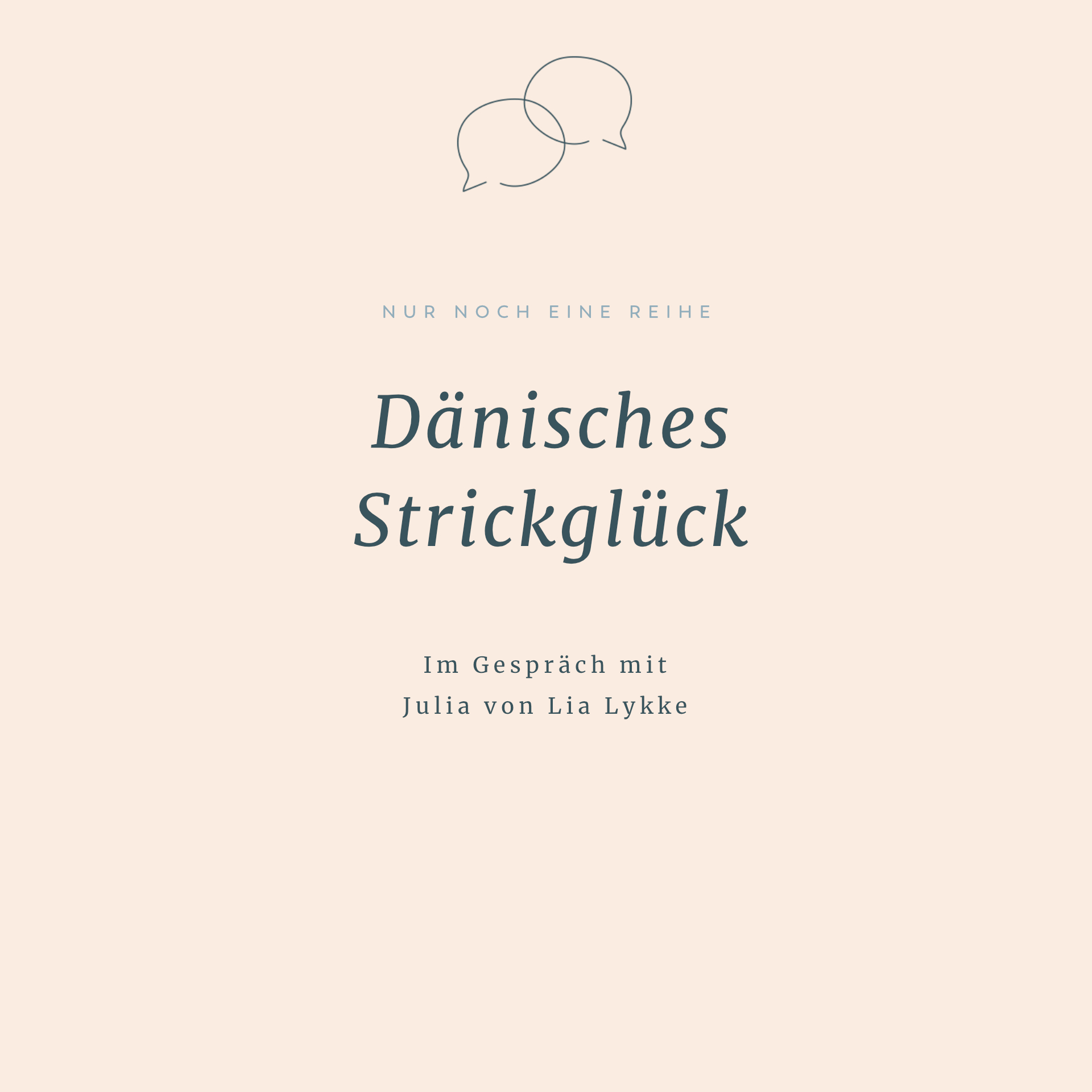 Nur noch eine Reihe - Maschenfein Podcast