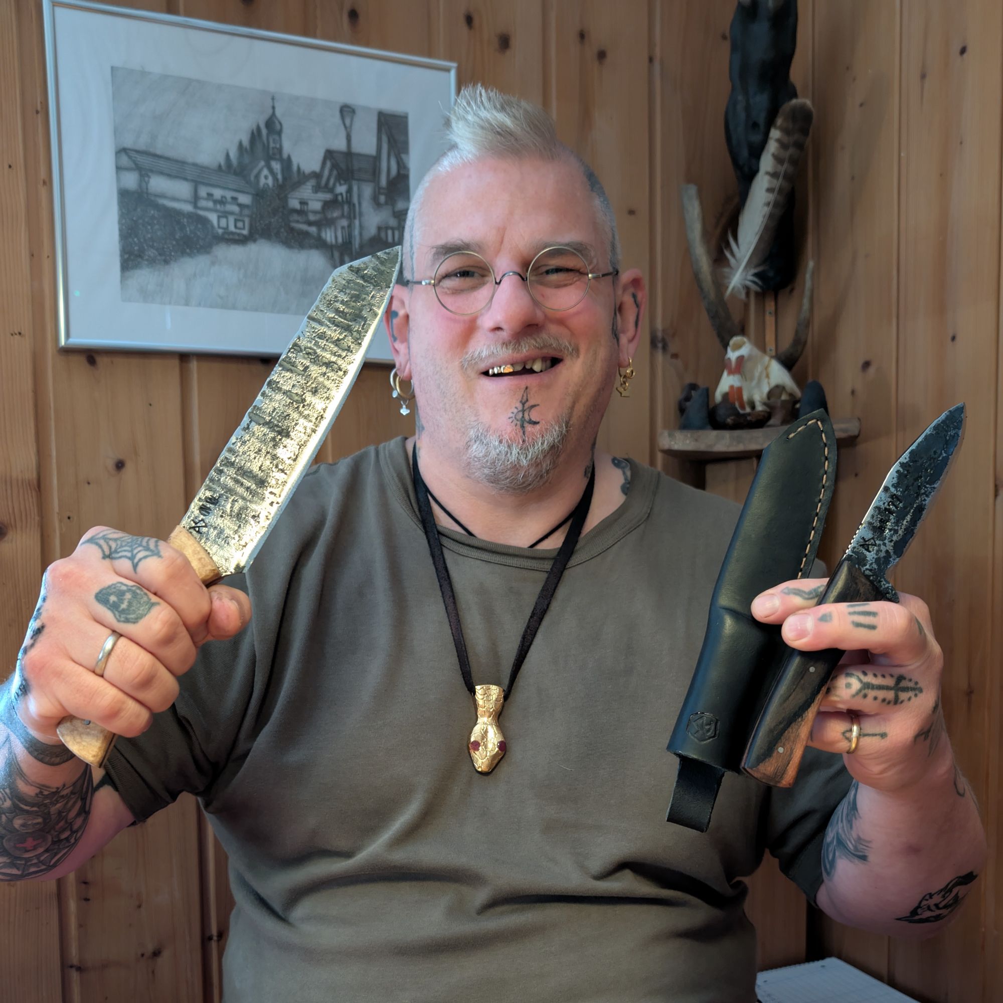 Der Blecherne Alex, ein Leben am Amboss. Der Messerschmied aus dem Allgäu. Der Messer Podcast