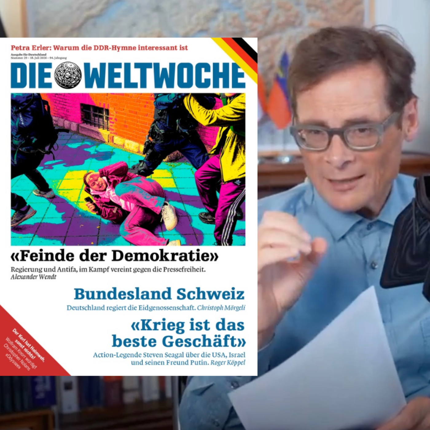 Deutschland gegen den Kabarettisten Uwe Steimle: Unrecht und Verhältnisblödsinn - Vorschau episode artwork