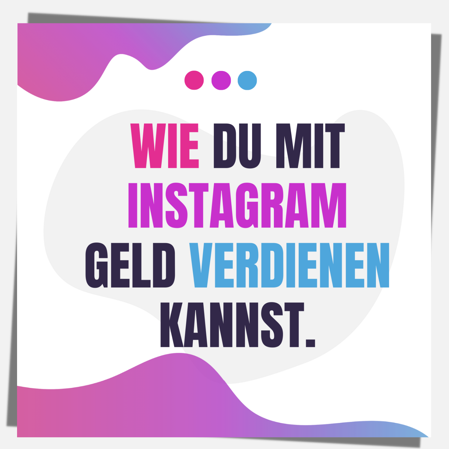 Wie du auf Instagram Geld verdienen kannst!