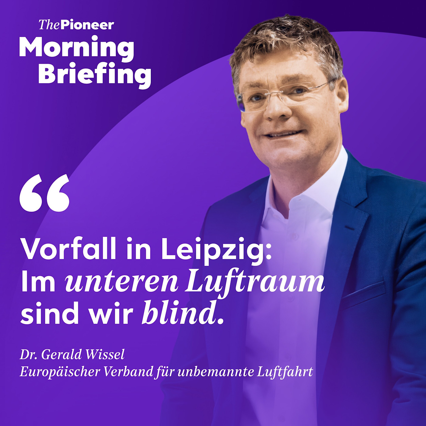 Drohnenexperte Wissel über Leipzig: „Im unteren Luftraum sind wir blind” | Binnenschifffahrt | Shakira episode artwork