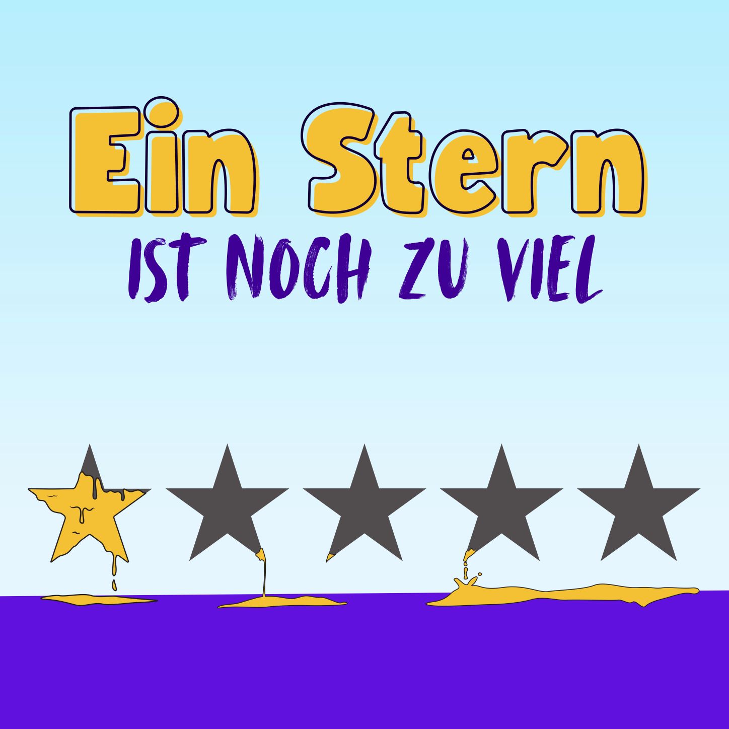 Ein Stern ist noch zu viel