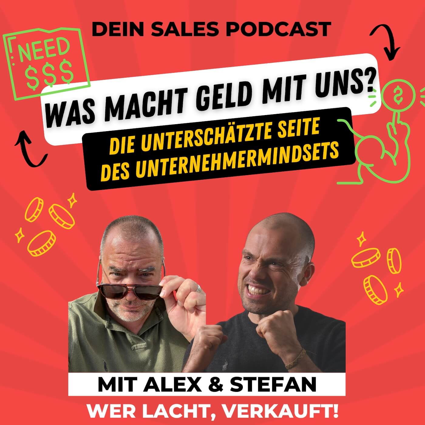 Wer lacht verkauft! Dein Sales Podcast für mehr Spaß im Verkauf.