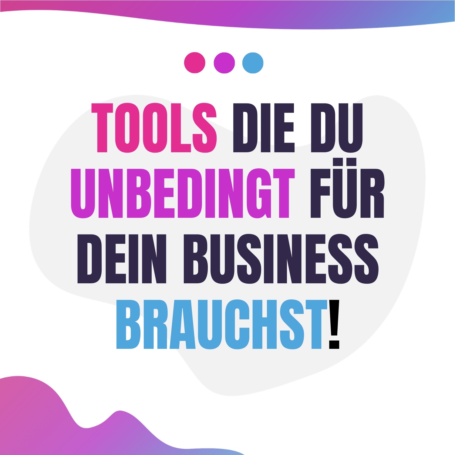 Tools die du unbedingt für dein Business brauchst!