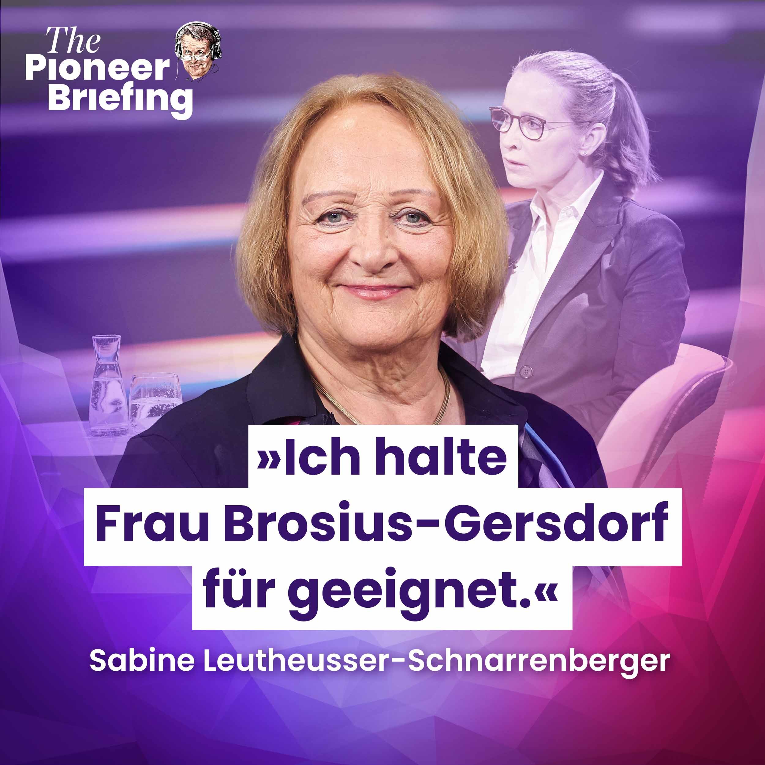 Wie blicken Sie auf den Koalitionskrach, Sabine Leutheusser-Schnarrenberger? episode artwork