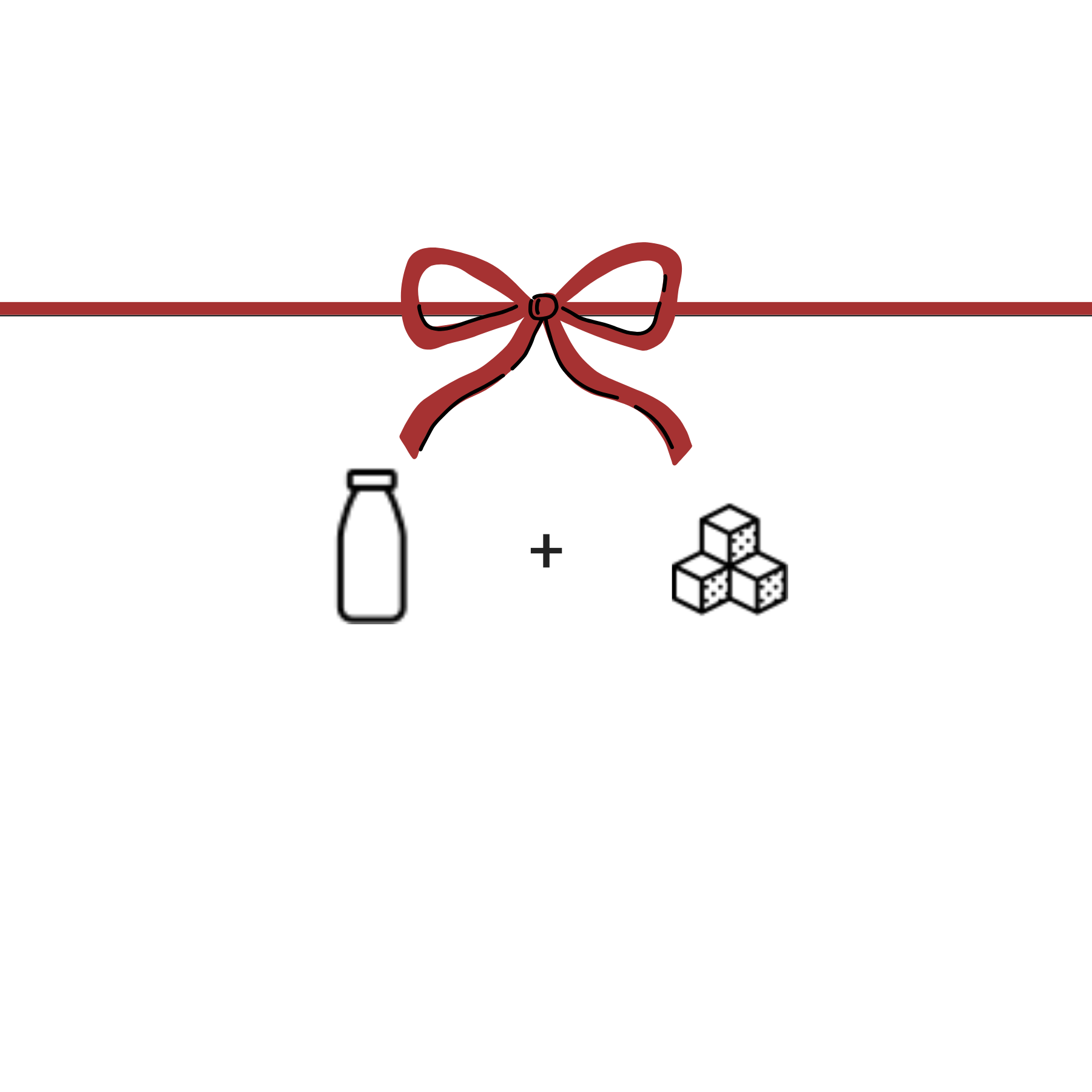 mit Milch und Zucker