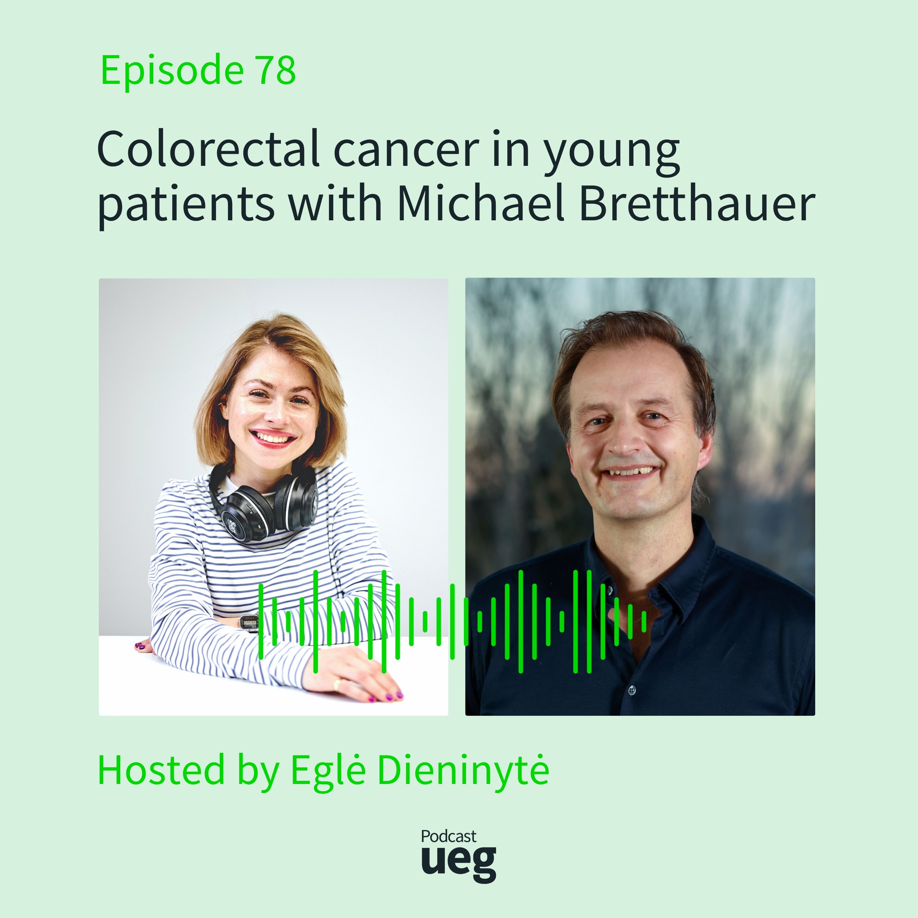 Colorectal cancer in young patients with Michael Bretthauer episode artwork