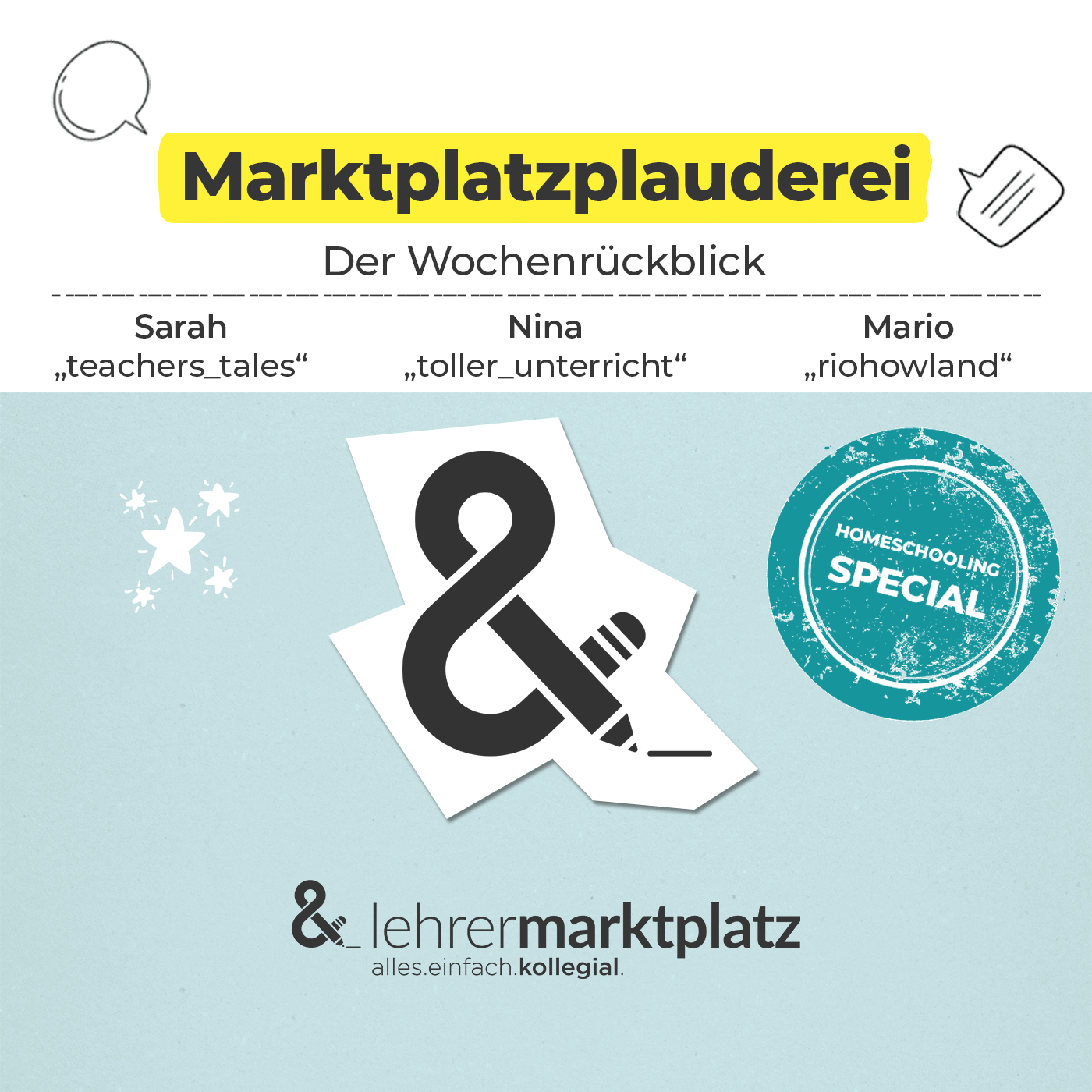 Marktplatzplauderei