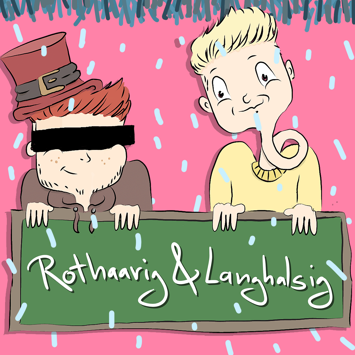 Rothaarig und Langhalsig