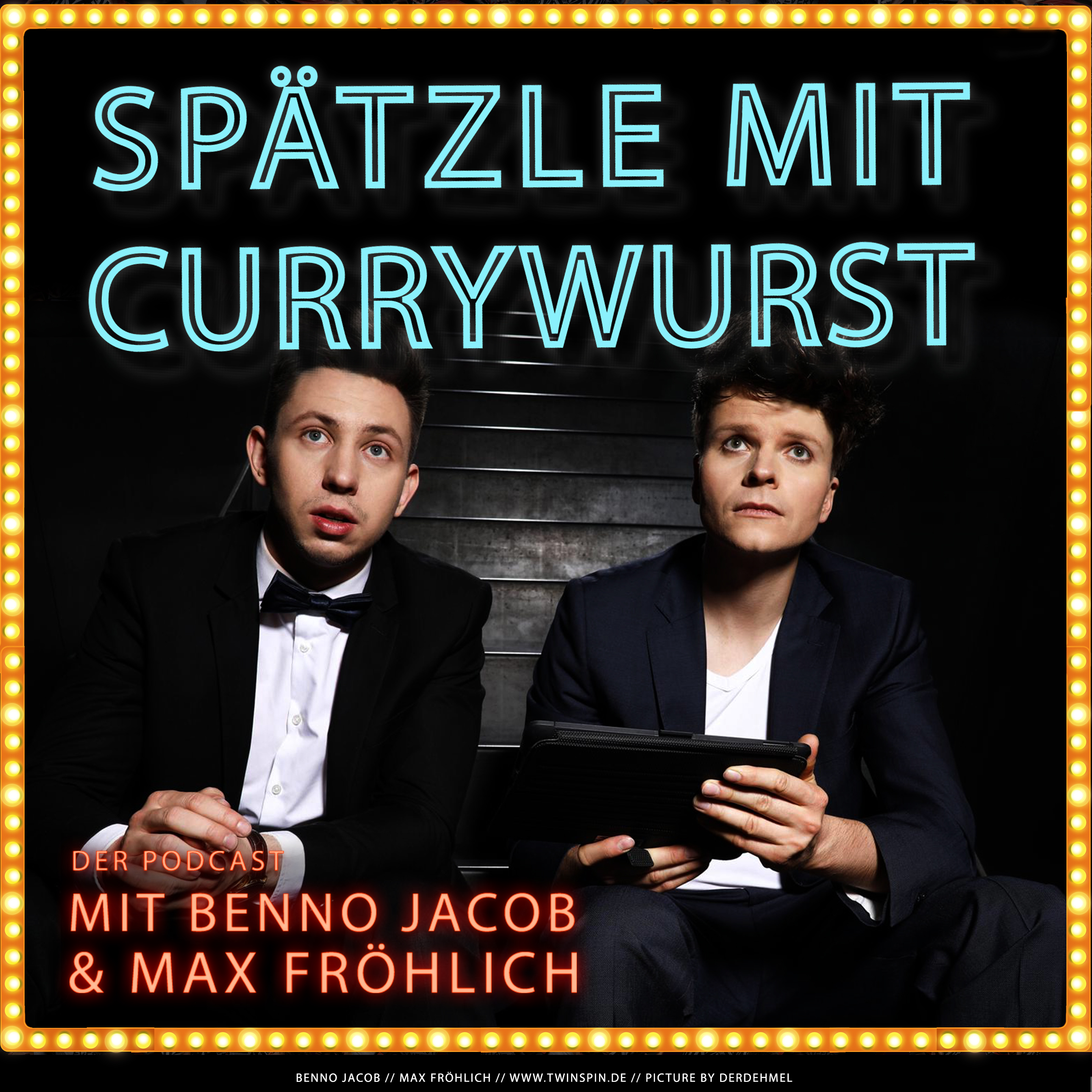 Spätzle mit Currywurst