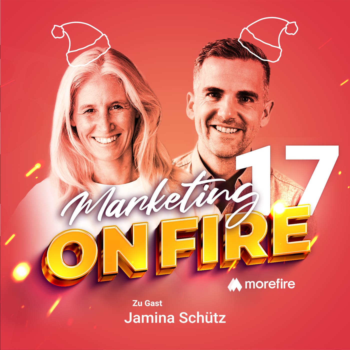 #17 5 Tipps, mit denen Du dafür sorgst, dass Deine Webseite barrierearm wird - Jamina Schütz | Marketing on fire episode artwork