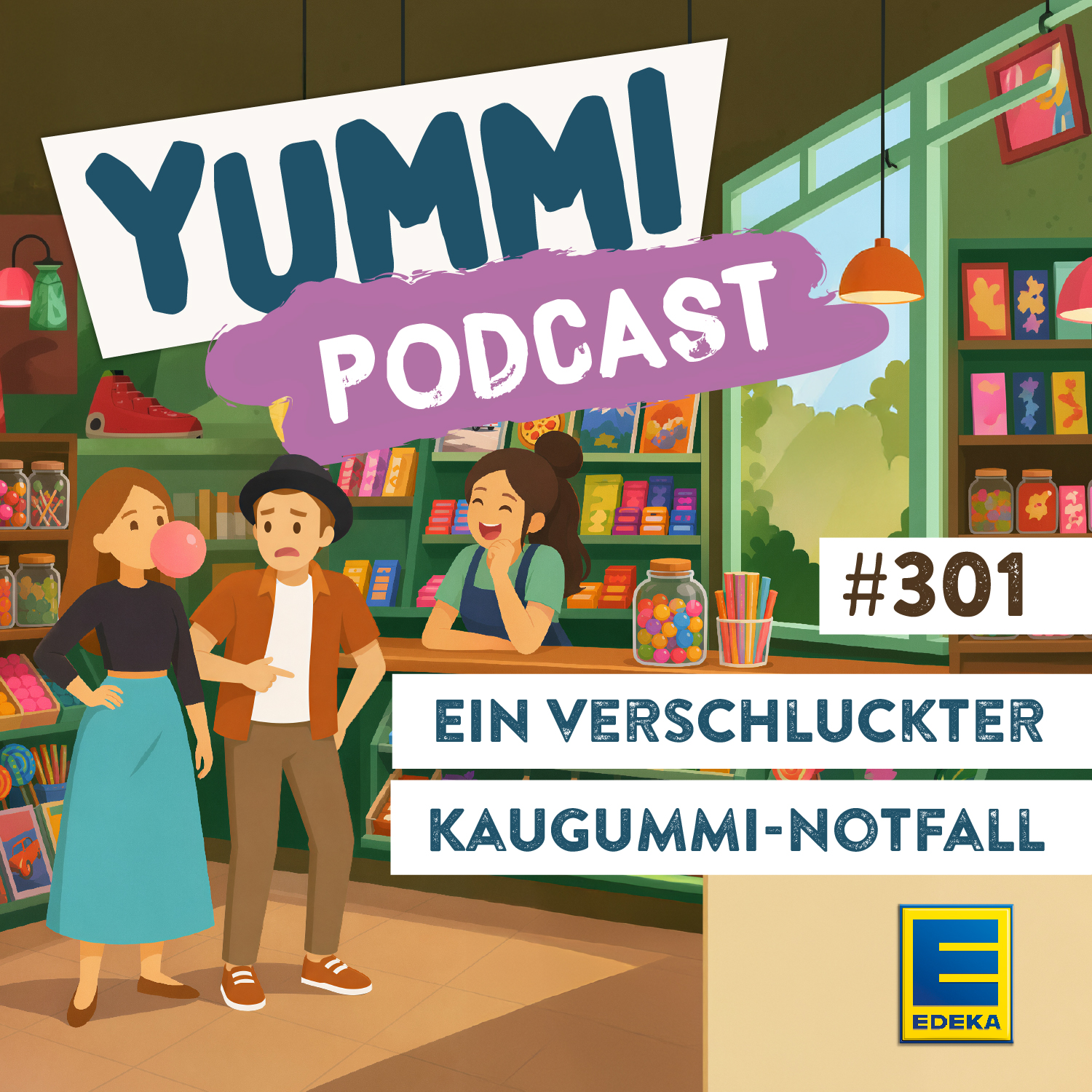 Ein verschluckter Kaugummi-Notfall