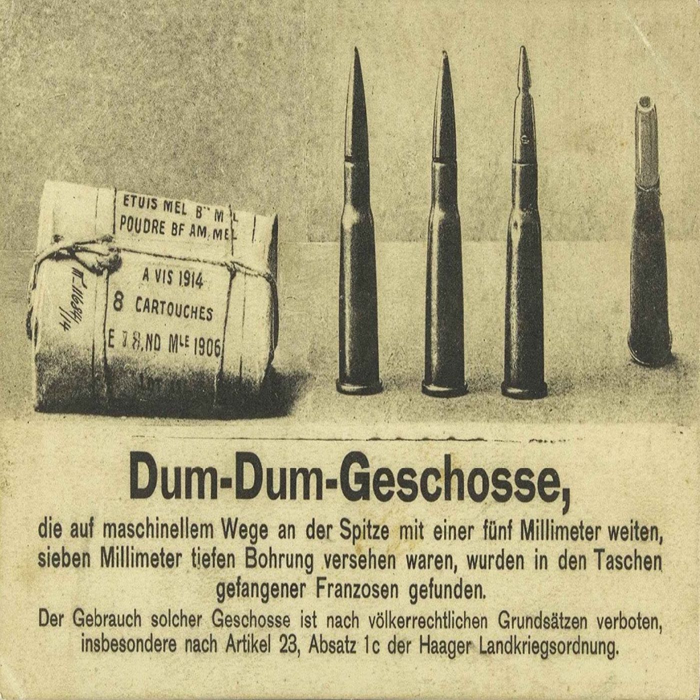 Y-067: Weltkriegspropaganda auf einer Postkarte der Druckerei Schaar & Dathe (1914)