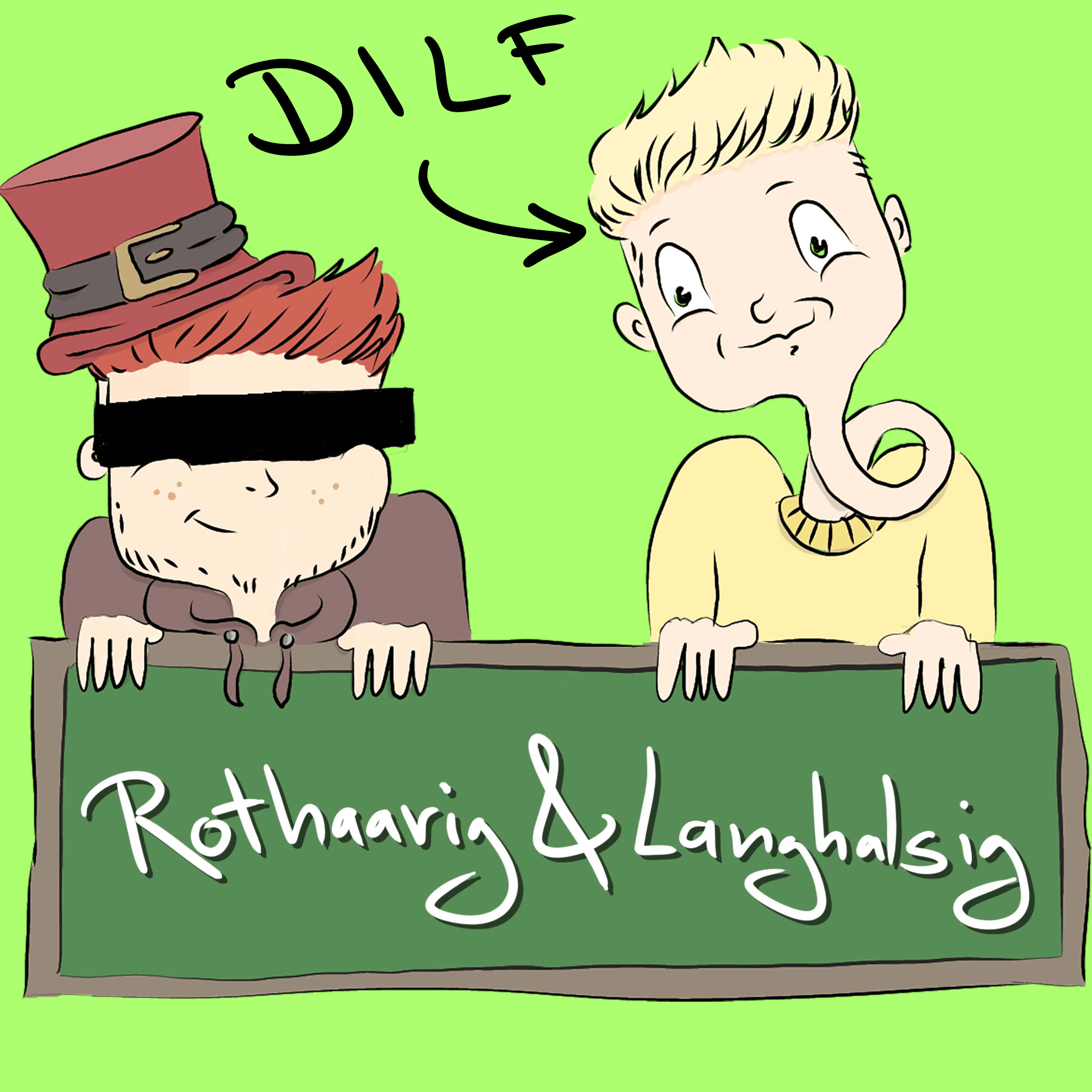 Rothaarig und Langhalsig