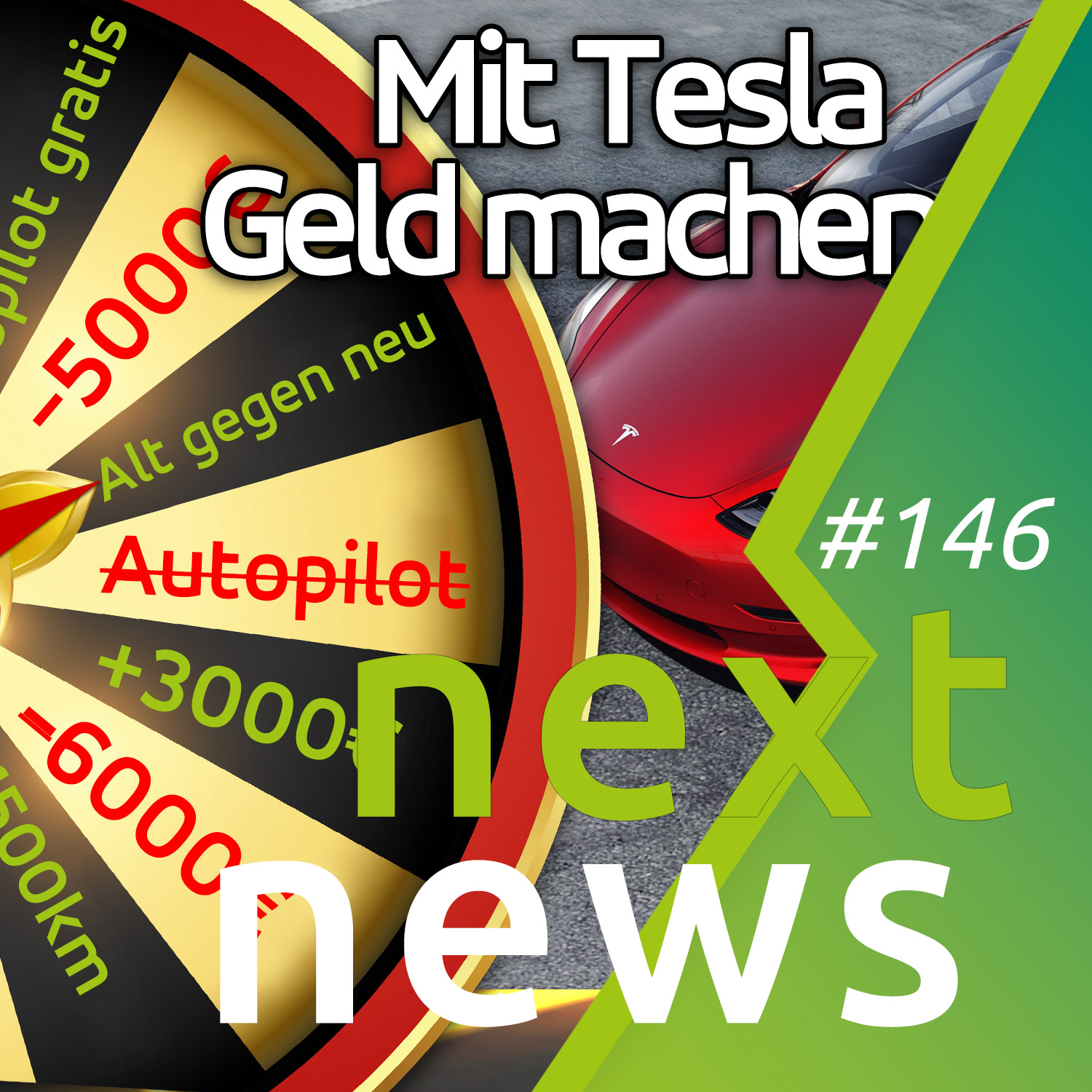 nextnews #146 - Tesla Glücksrad, Dacia schöpft ab, VW Power Day, Elektro-Kombi, Kia EV6, BMW i4 & iX episode artwork