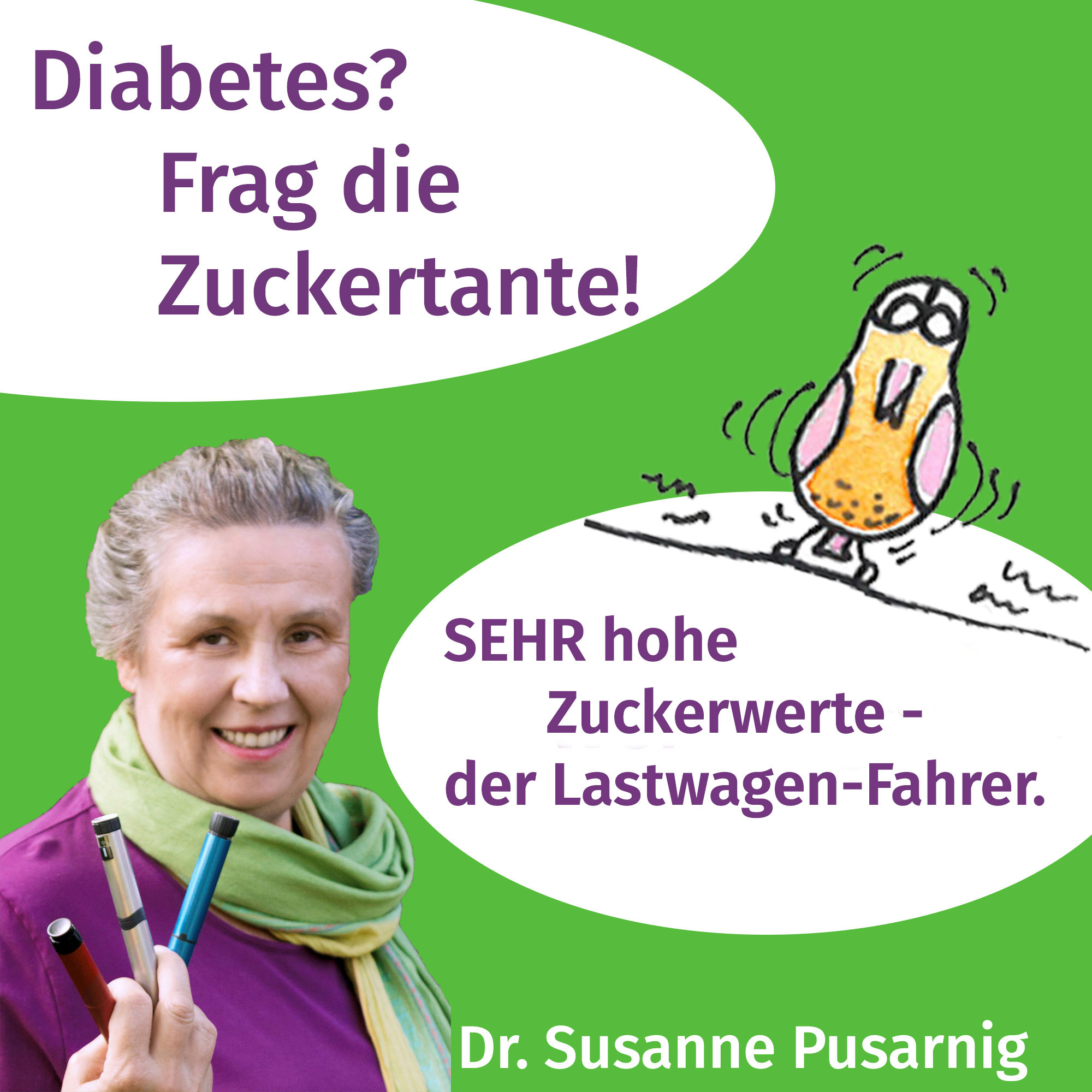 Diabetes? Frag die Zuckertante - Der Podcast für Menschen mit Typ 2 Diabetes