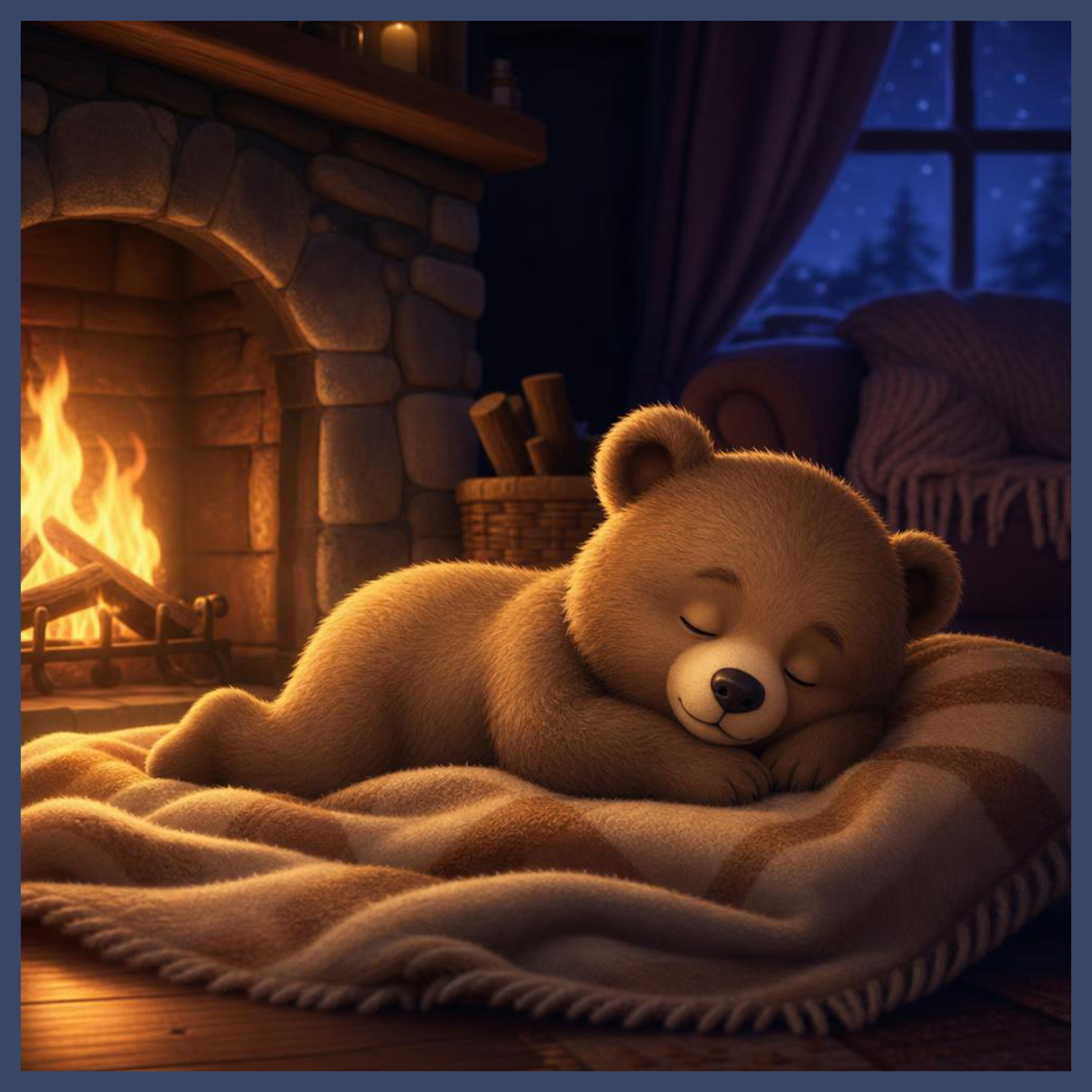 Abendlicht am Kamin – Entspannungsmusik / Einschlafmusik für Kinder episode artwork