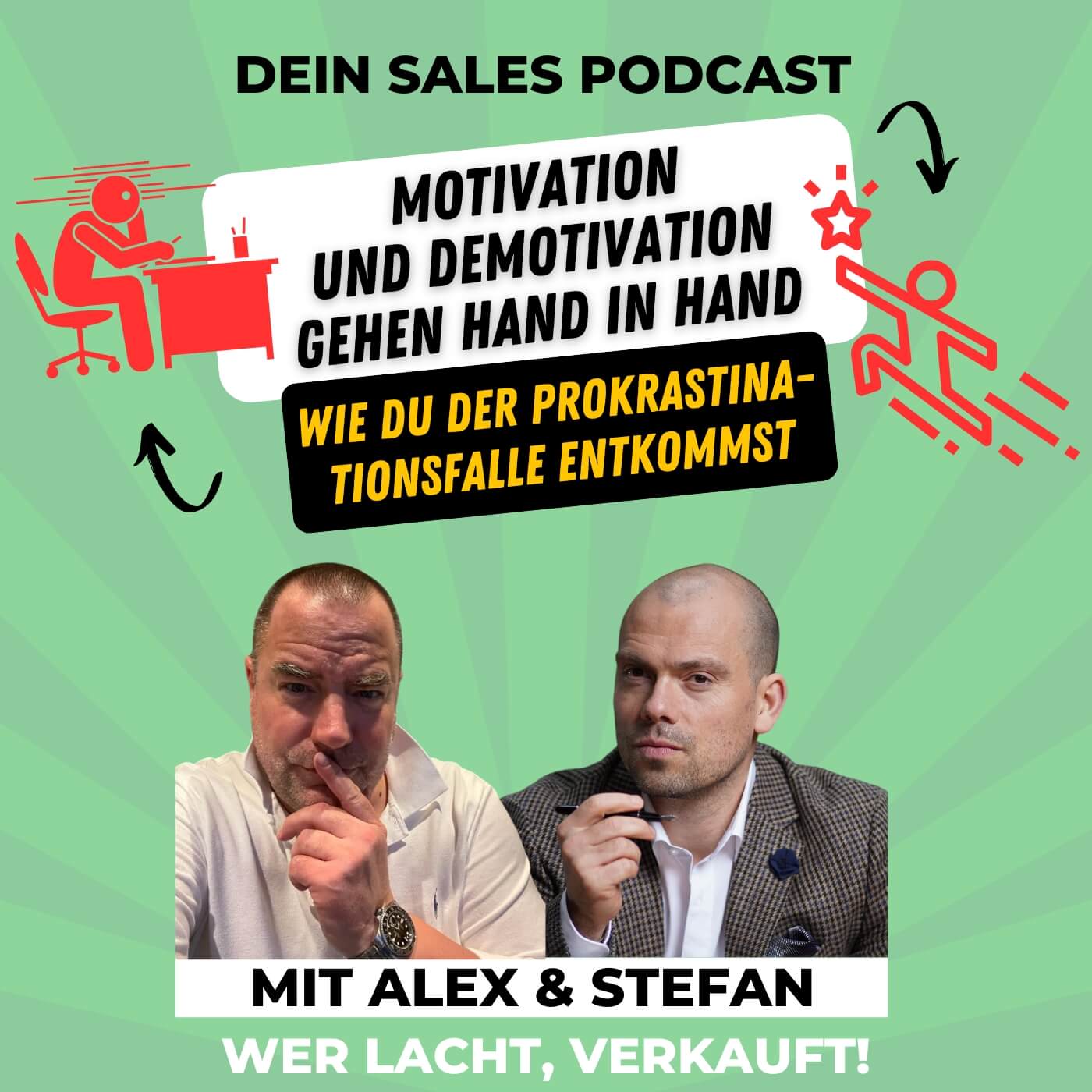 Wer lacht verkauft! Dein Sales Podcast für mehr Spaß im Verkauf.