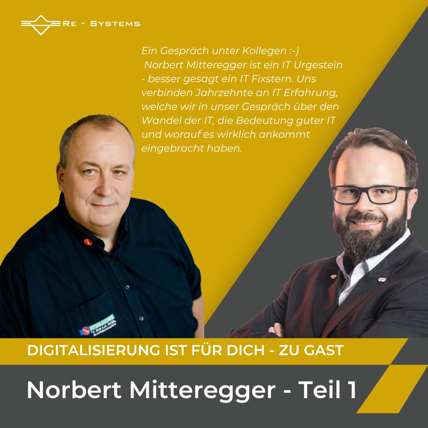 #186 - Norbert Mitteregger - Ein Gespräch unter Kollegen Teil 1 episode artwork