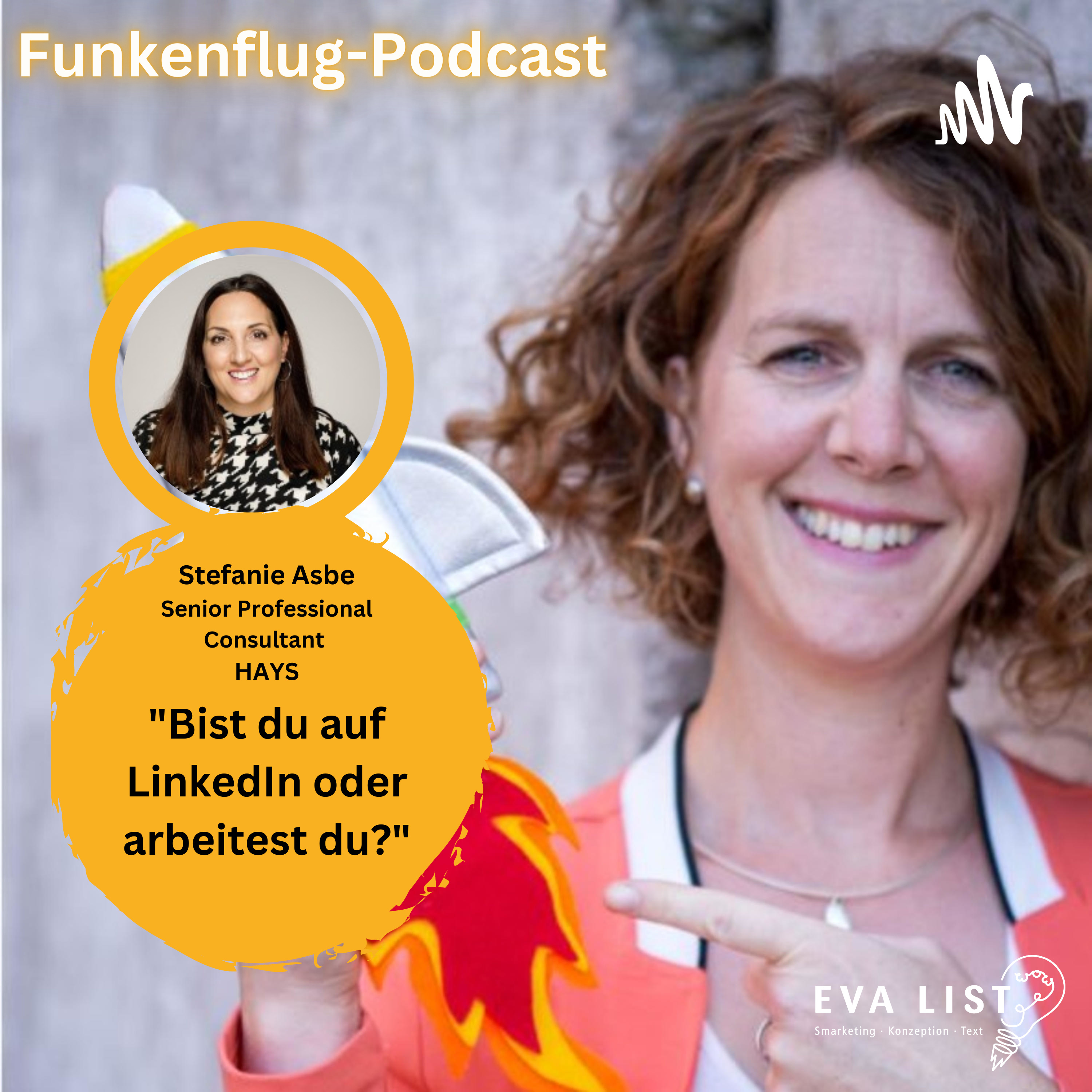 #12 LinkedIn für Angestellte - Arbeit oder Privatvergnügen? Interview mit Stefanie Asbe - Professional Inhouse Consultant bei Hays episode artwork