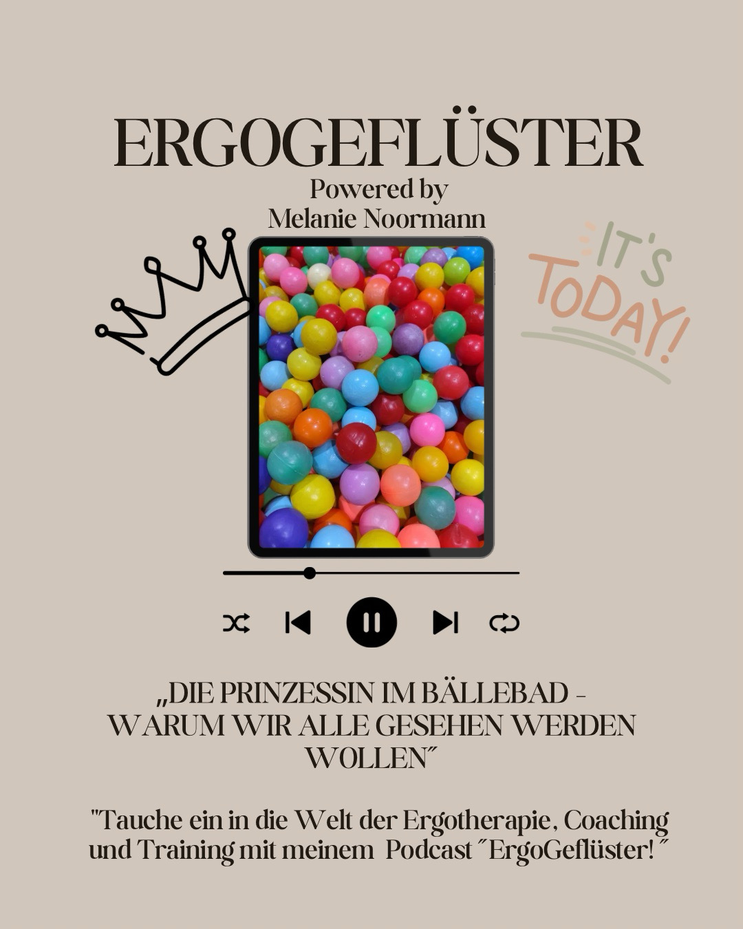 Folge: „Die Prinzessin im Bällebad – Warum wir alle gesehen werden wollen“ episode artwork