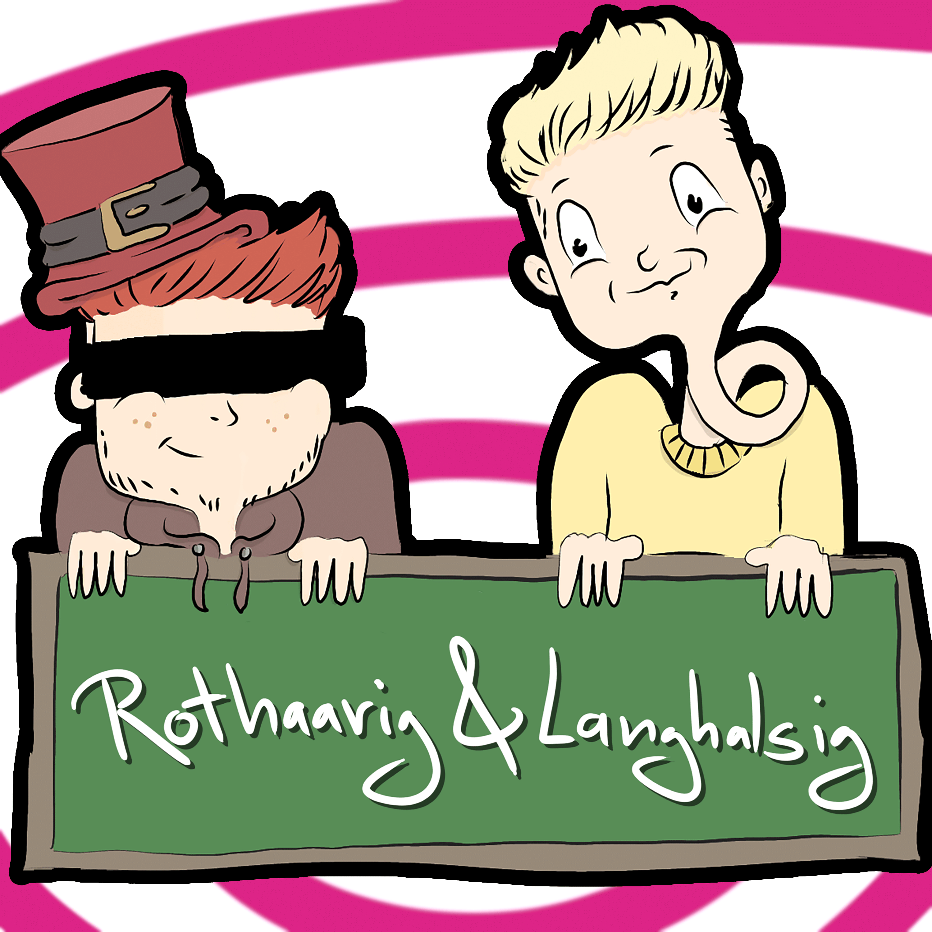 Rothaarig und Langhalsig